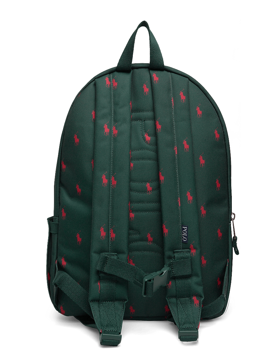 Ralph Lauren Kids - BK-BACKPACK - seljakotid - college green - 1