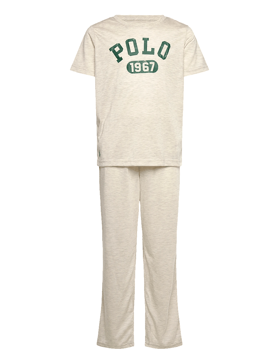 Ralph Lauren Kids - SL-SLEEPWEAR - pyjamassæt - oxford heather - 0