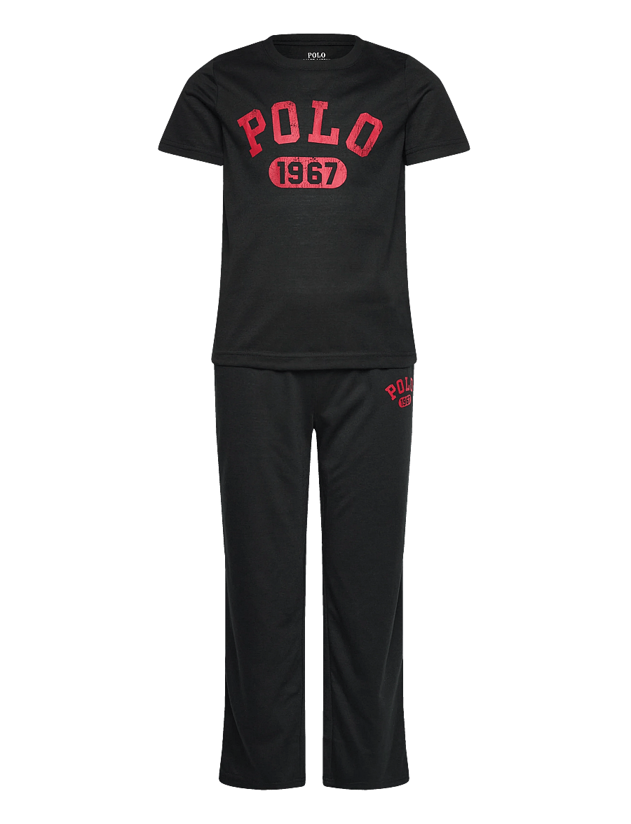 Ralph Lauren Kids - SL-SLEEPWEAR - pyjamassæt - polo black - 0