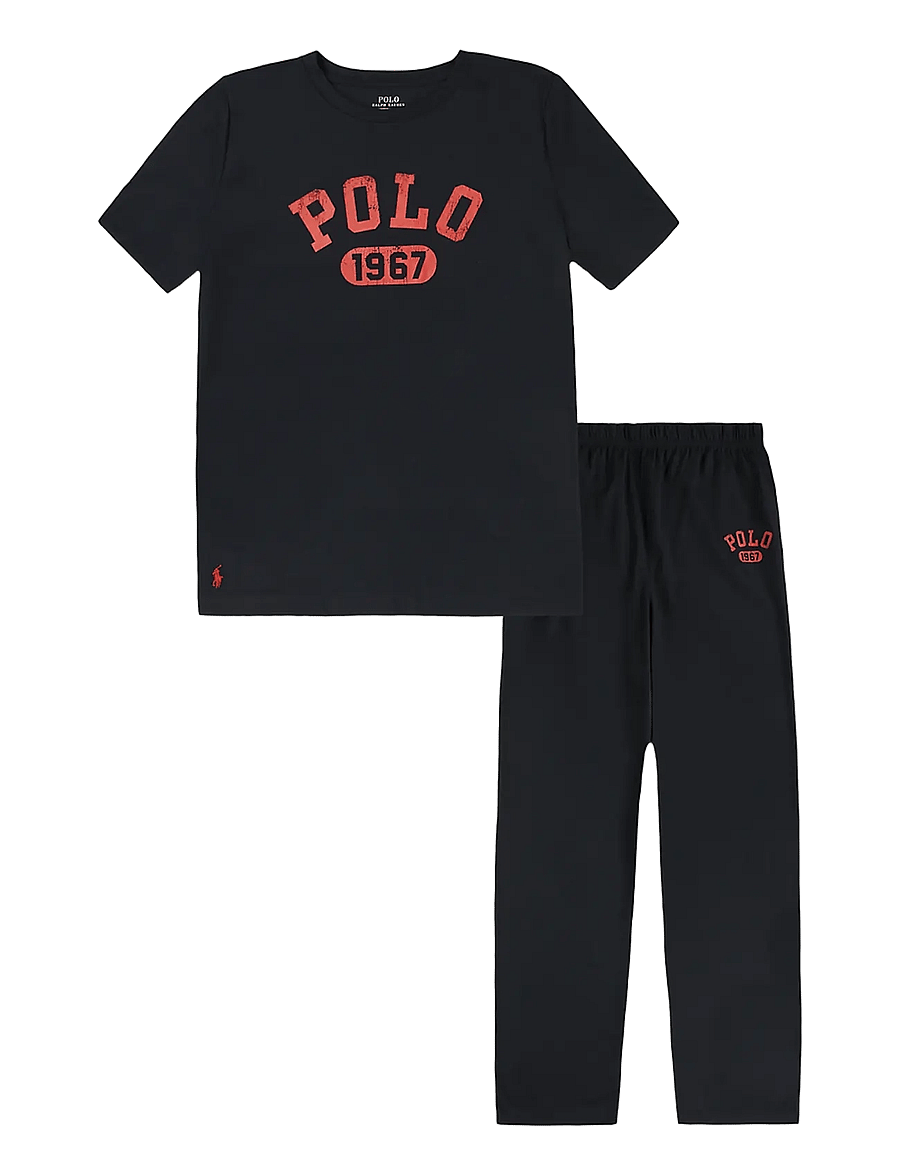 Ralph Lauren Kids - SL-SLEEPWEAR - pyjama-sets - polo black - 0
