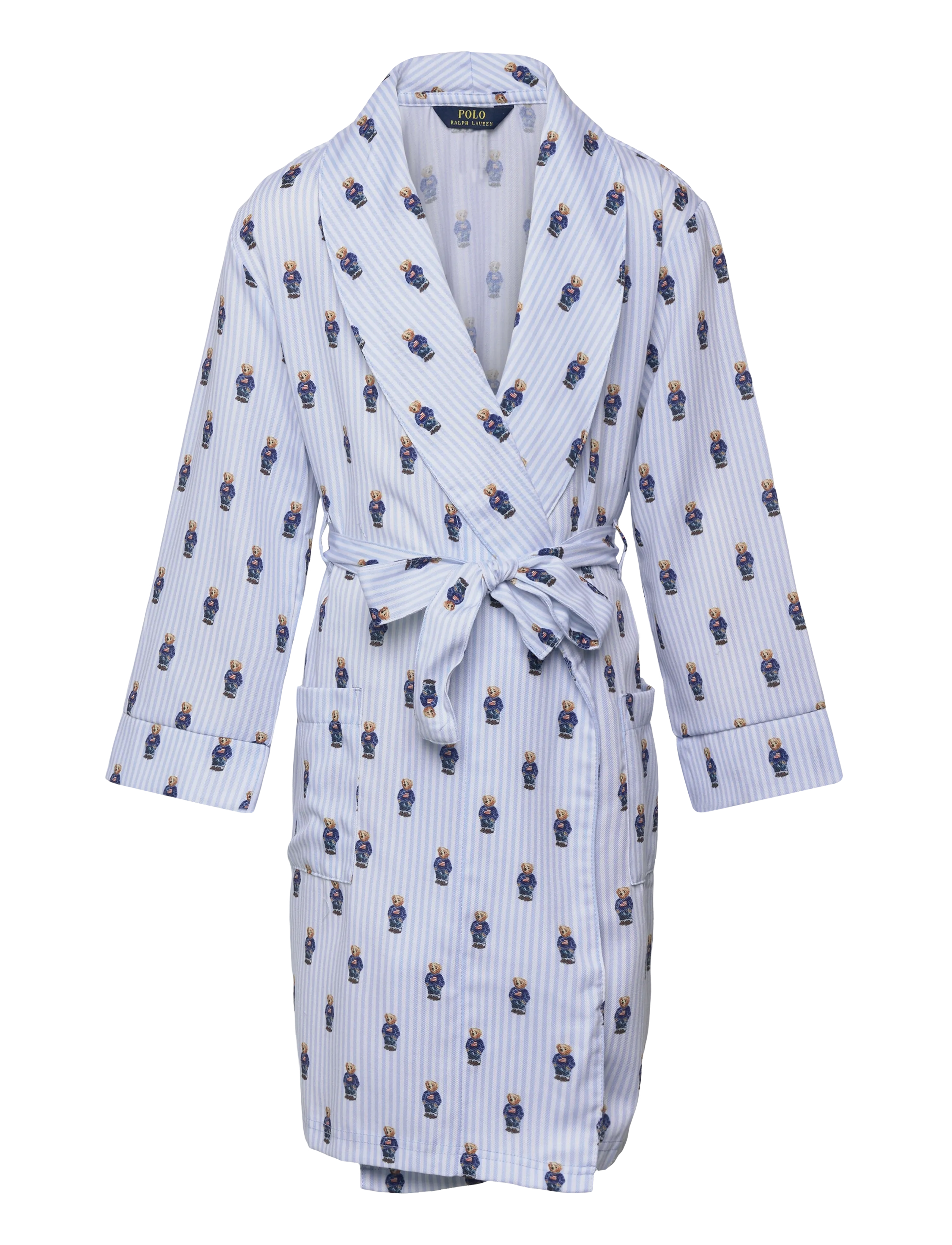 Ralph Lauren Kids Rln Bear Robe, 140/152, Night & Underwear, Blau - Bathrobes, Kinder