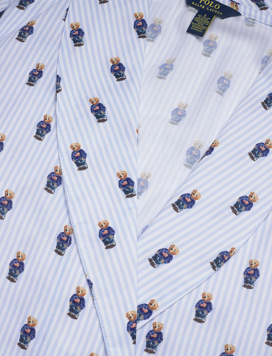 Ralph Lauren Kids - RLN BEAR ROBE - badekåber - blue - 2