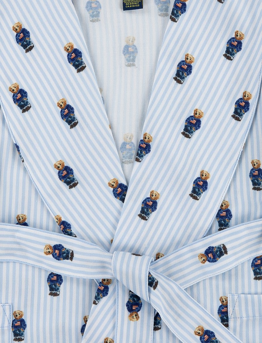 Ralph Lauren Kids - RLN BEAR ROBE - hommikumantlid - blue - 2