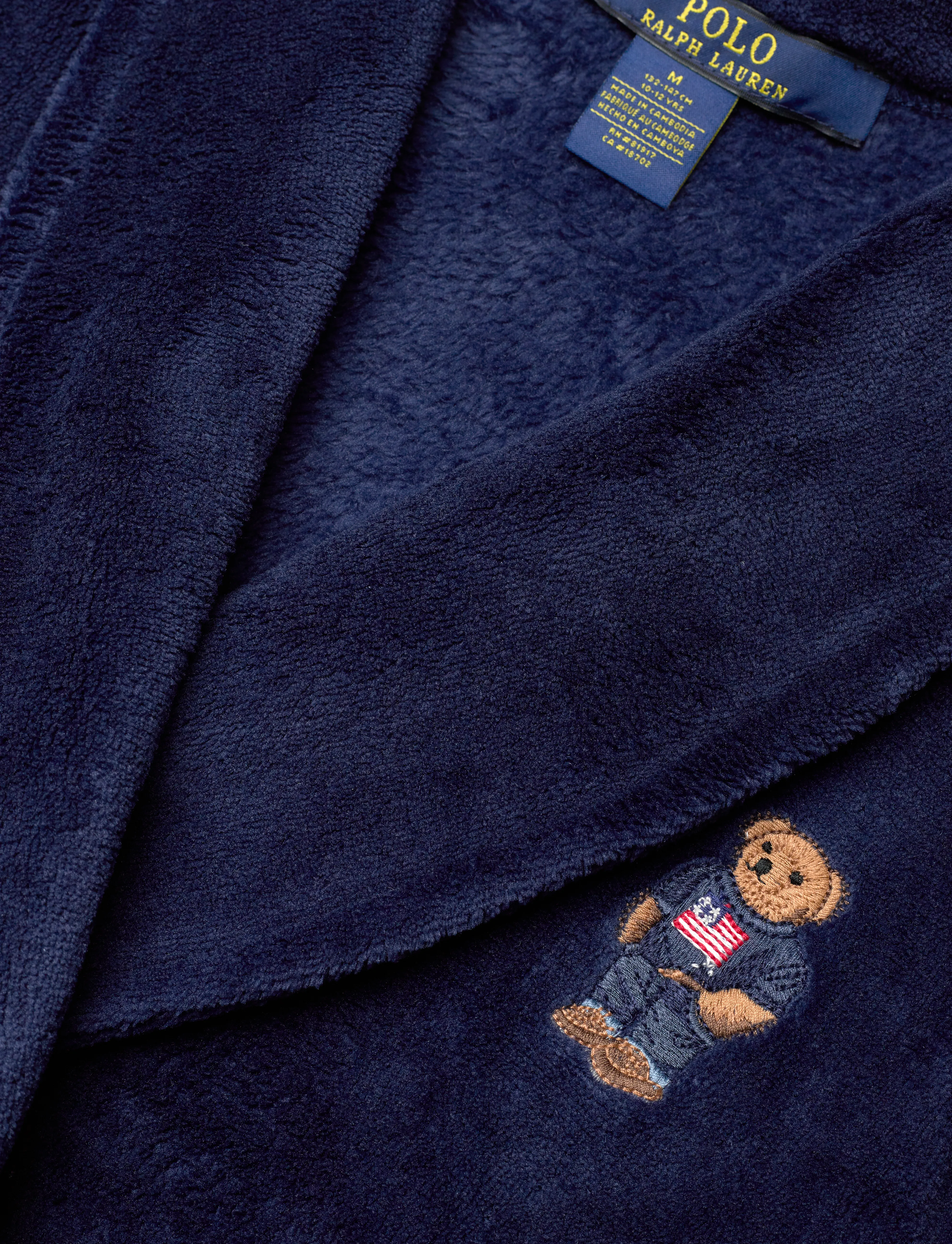 Ralph Lauren Kids - RB-ROBE - peldmēteļi - newport navy - 2