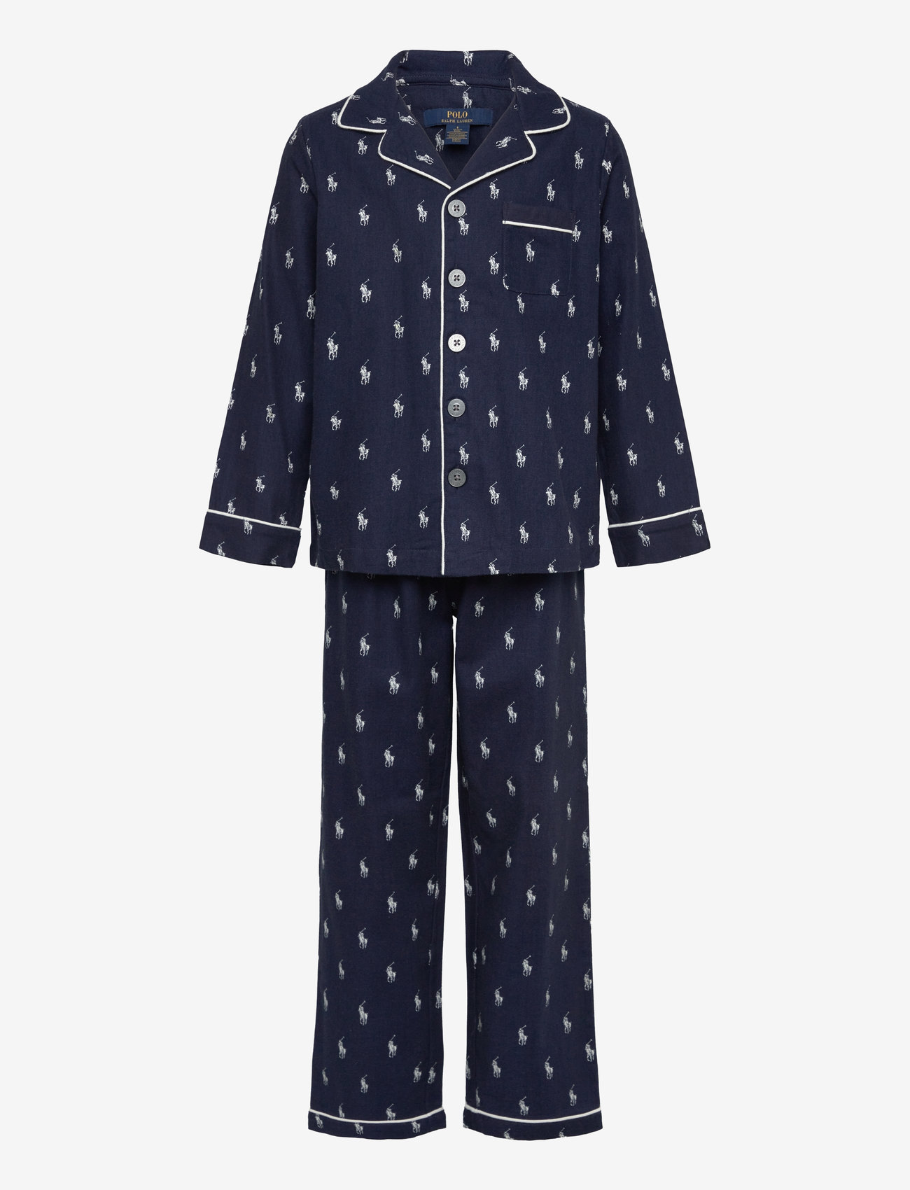 Ralph Lauren Kids - S6-SLEEPWEAR PANT SET - pyjama-sets - newport navy - 0