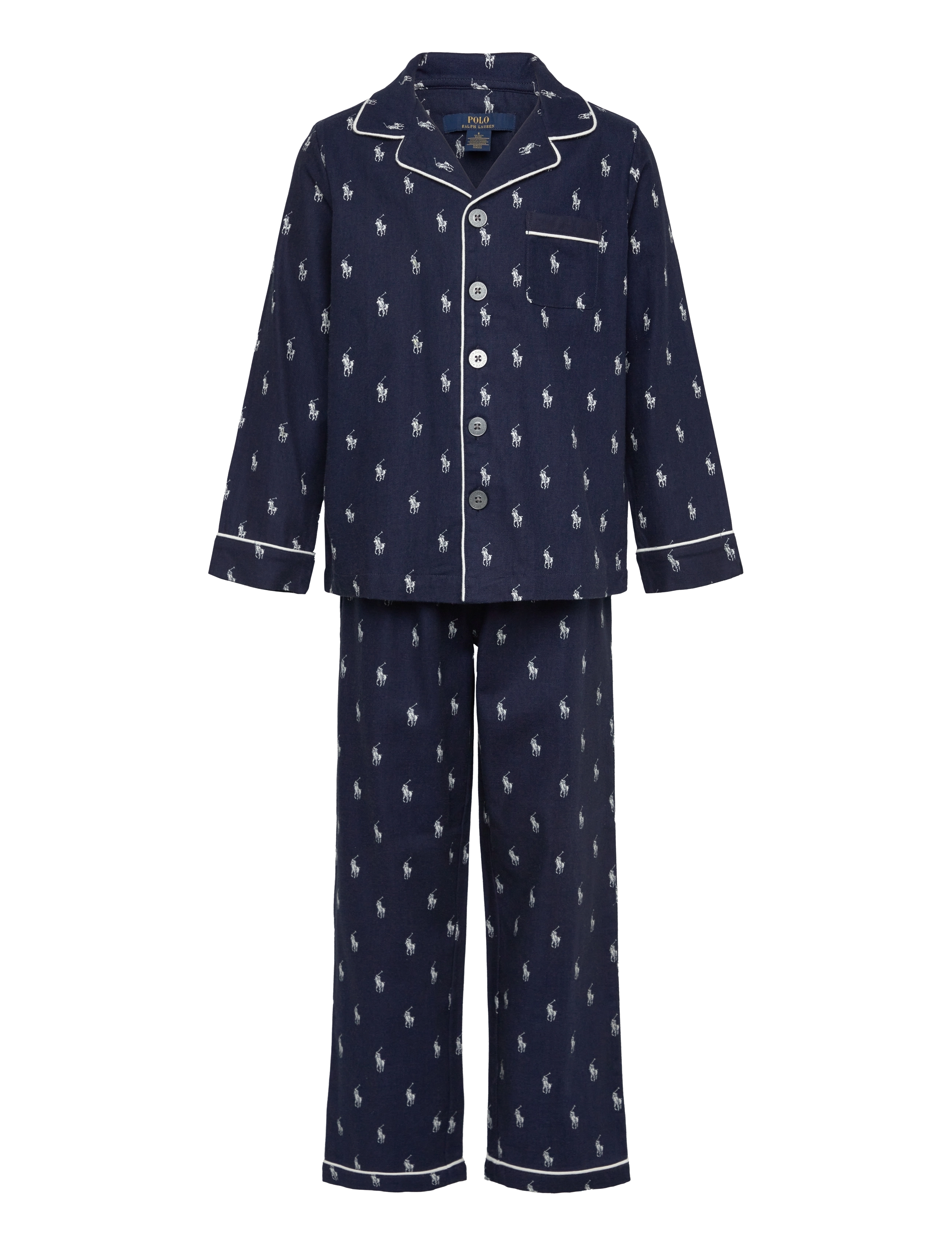 Ralph Lauren Kids S6-SLEEPWEAR PANT SET - Pyjamas - NEWPORT NAVY / navy