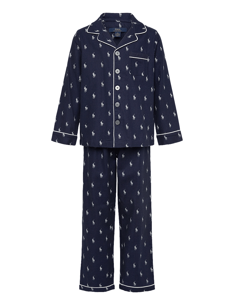 Ralph Lauren Kids - S6-SLEEPWEAR PANT SET - pyjama-sets - newport navy - 0