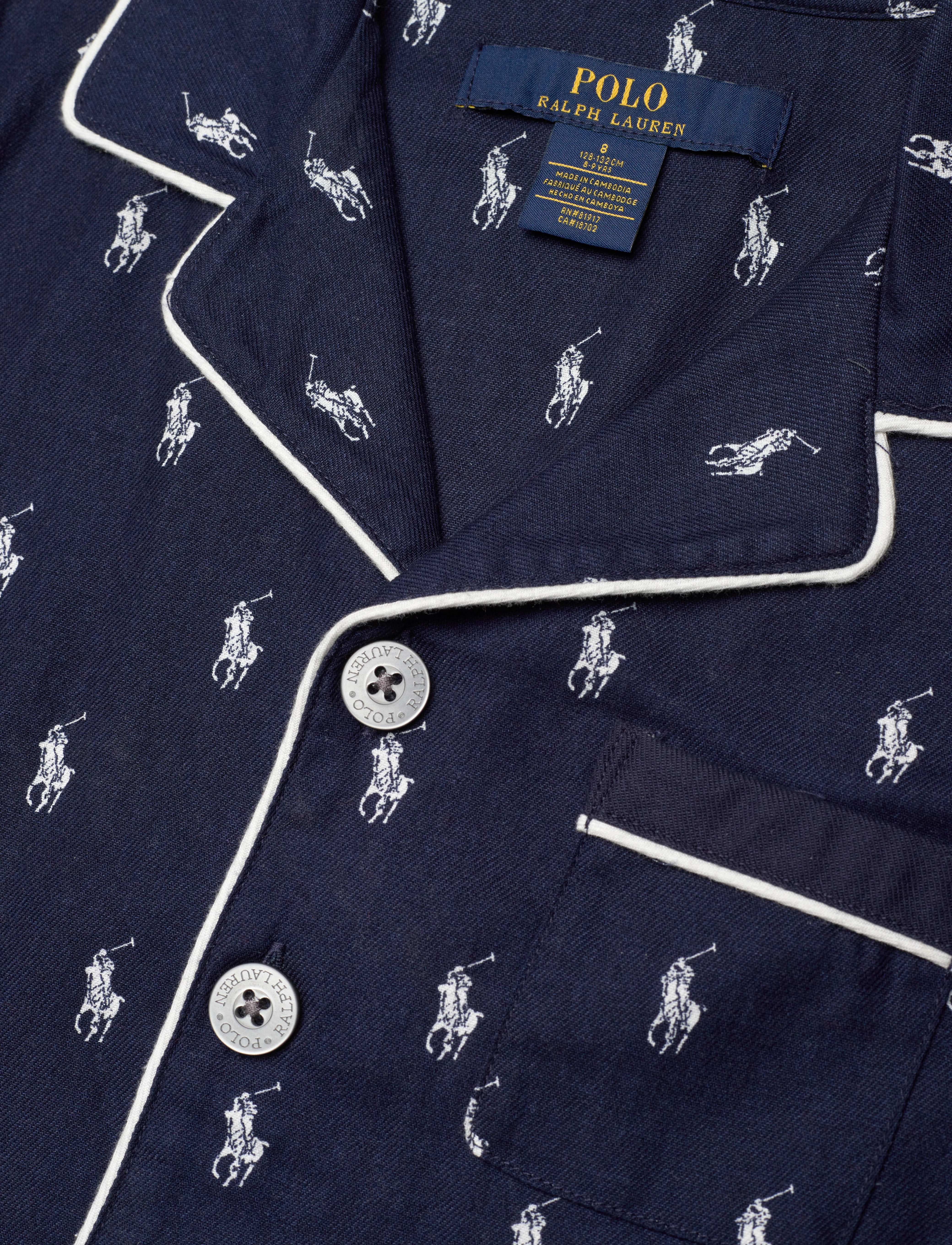 Ralph Lauren Kids - S6-SLEEPWEAR PANT SET - pyjamassæt - newport navy - 4