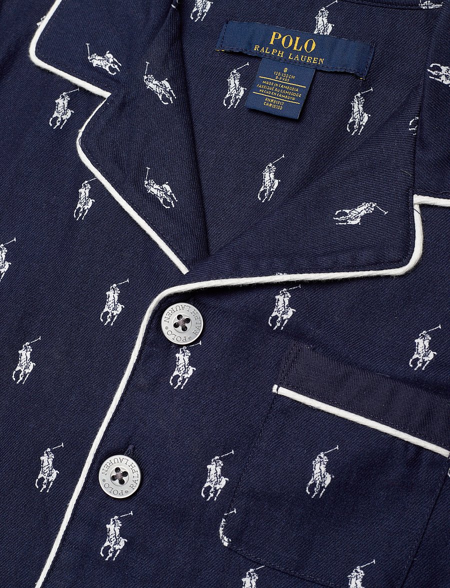 Ralph Lauren Kids - S6-SLEEPWEAR PANT SET - pyjama-sets - newport navy - 4
