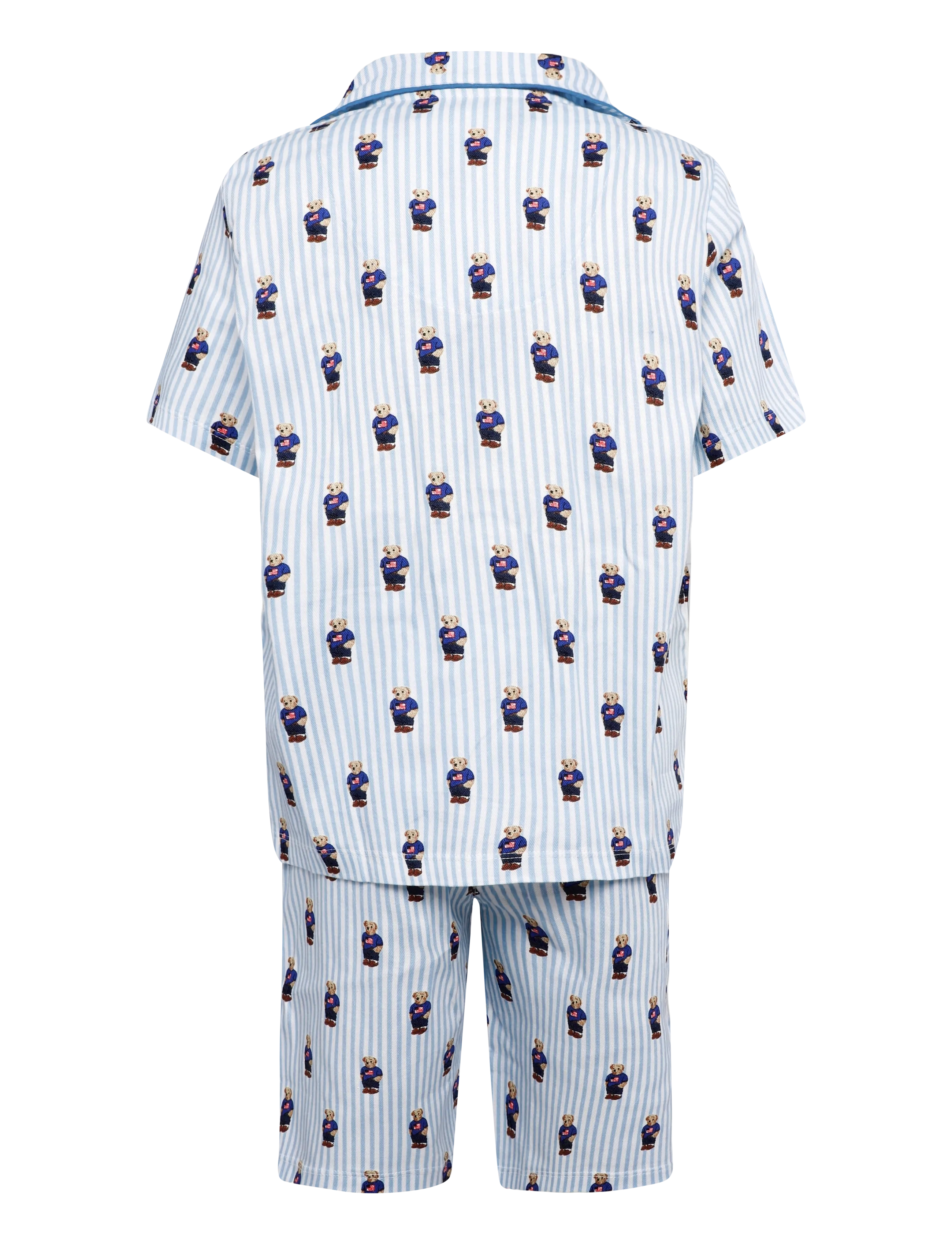 Ralph Lauren Kids - S5-SLEEPWEAR SHORT SET - pyjama-sets - white / elite blue - 1