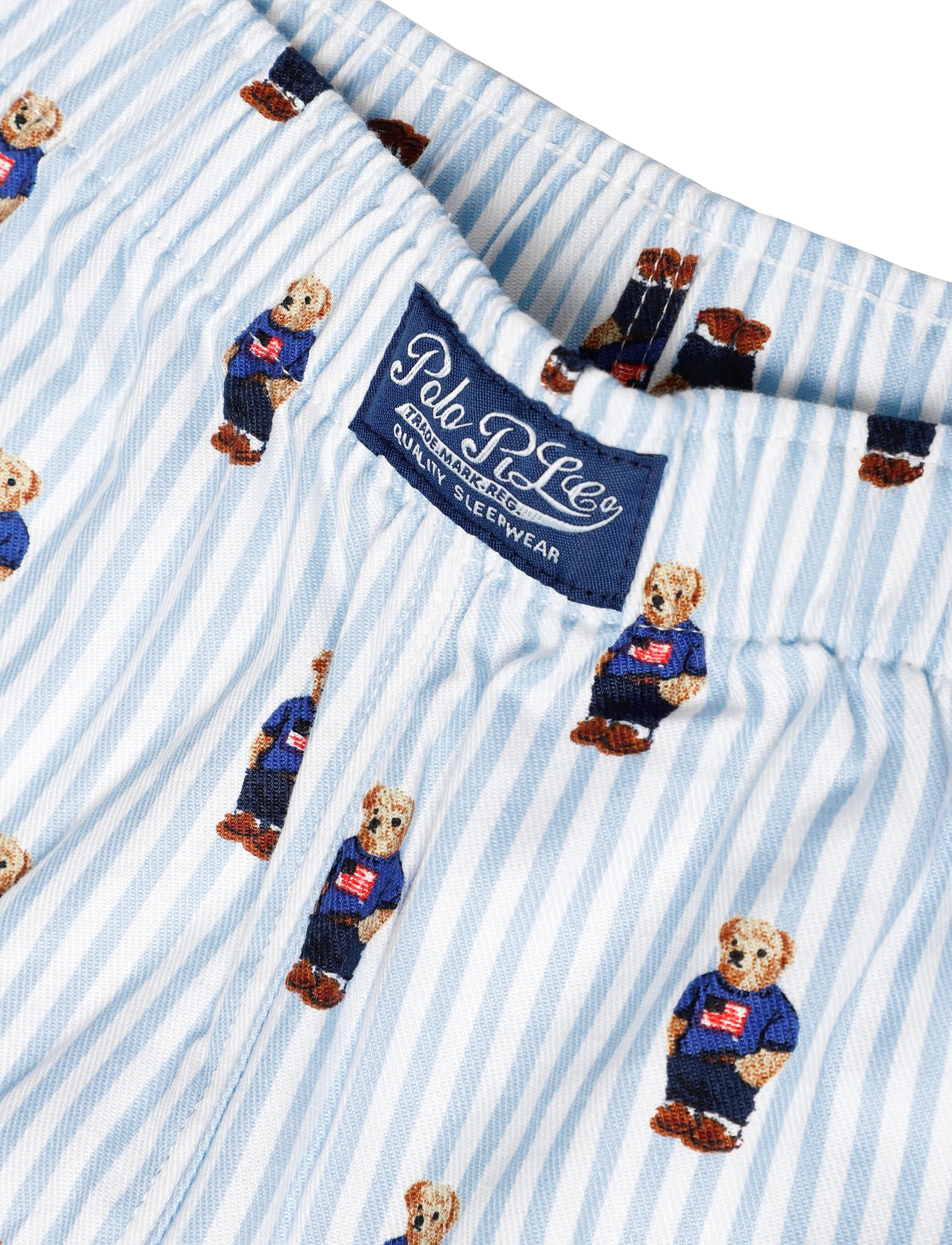 Ralph Lauren Kids - S5-SLEEPWEAR SHORT SET - pyjama-sets - white / elite blue - 4
