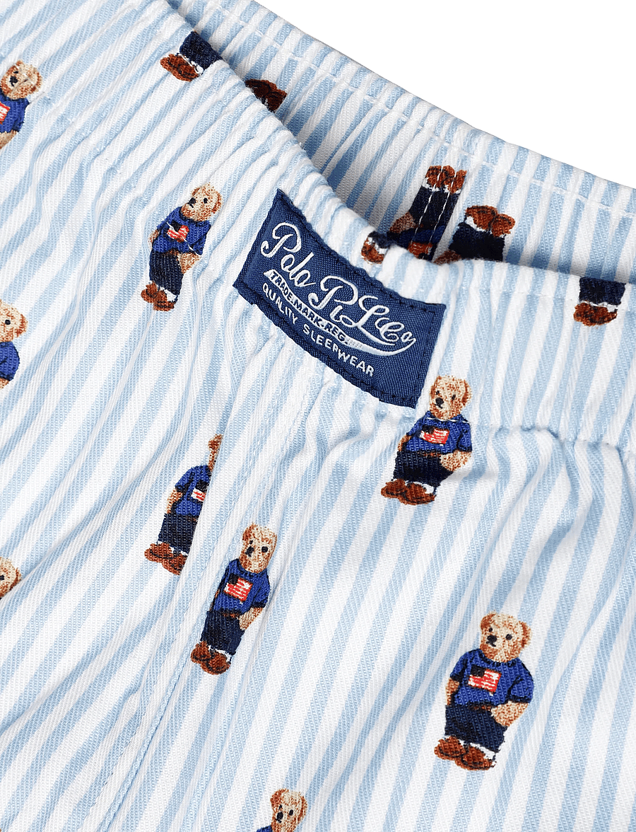 Ralph Lauren Kids - S5-SLEEPWEAR SHORT SET - pyjama-sets - white / elite blue - 4