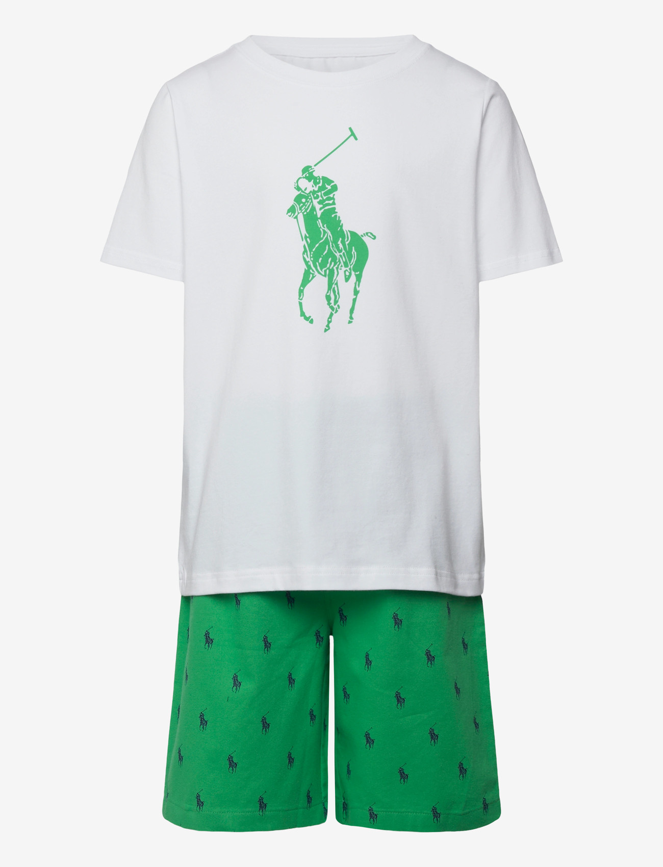 Ralph Lauren Kids - S5-SLEEPWEAR SHORT SET - sets with short-sleeved t-shirt - green - 0