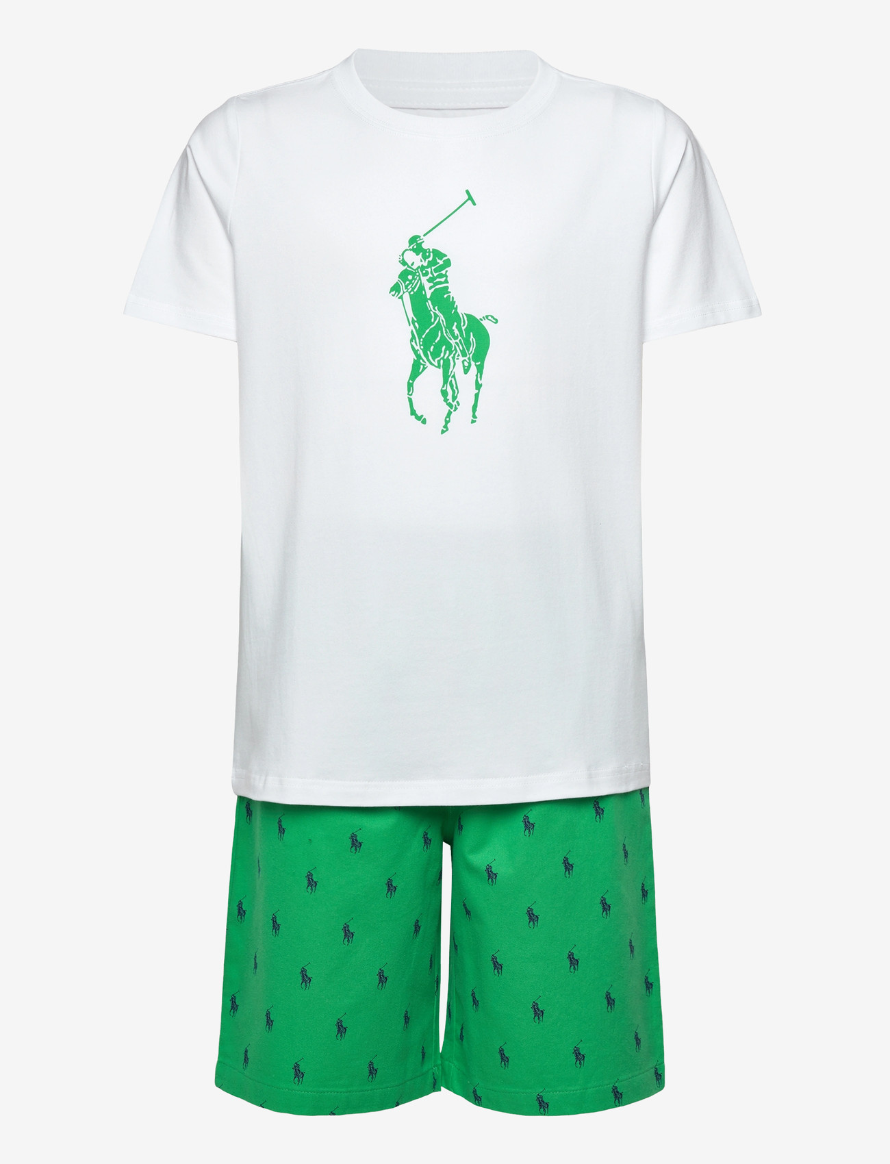 Ralph Lauren Kids - S5-SLEEPWEAR SHORT SET - sets - polo vineyard green - 0