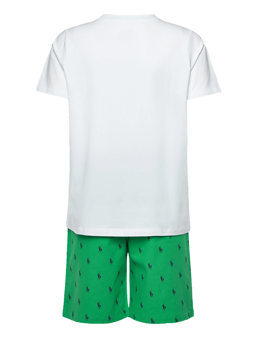 Ralph Lauren Kids - S5-SLEEPWEAR SHORT SET - pyjama-sets - polo vineyard green - 1