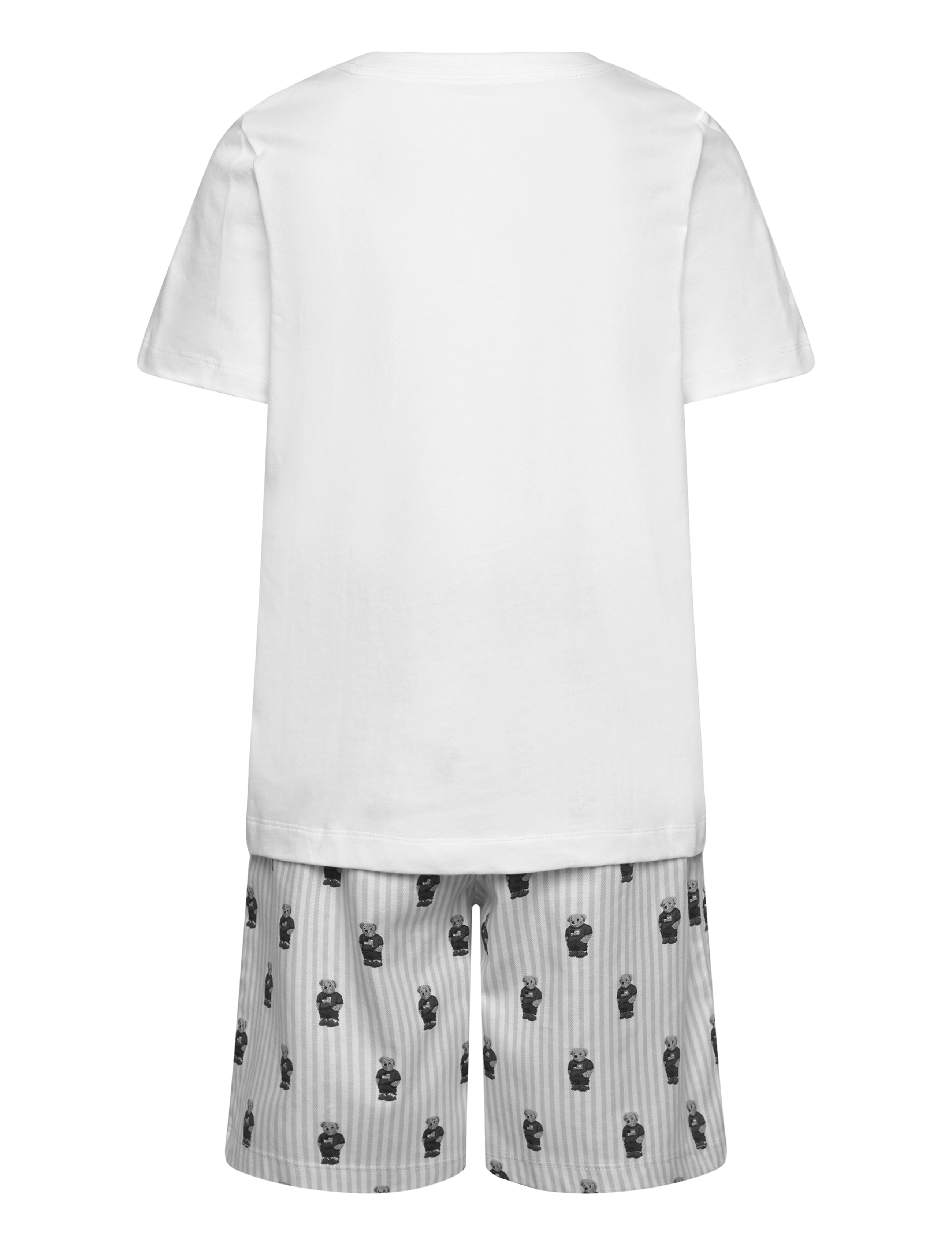 Ralph Lauren Kids - S5-SLEEPWEAR SHORT SET - zestawy - white / elite blue - 1