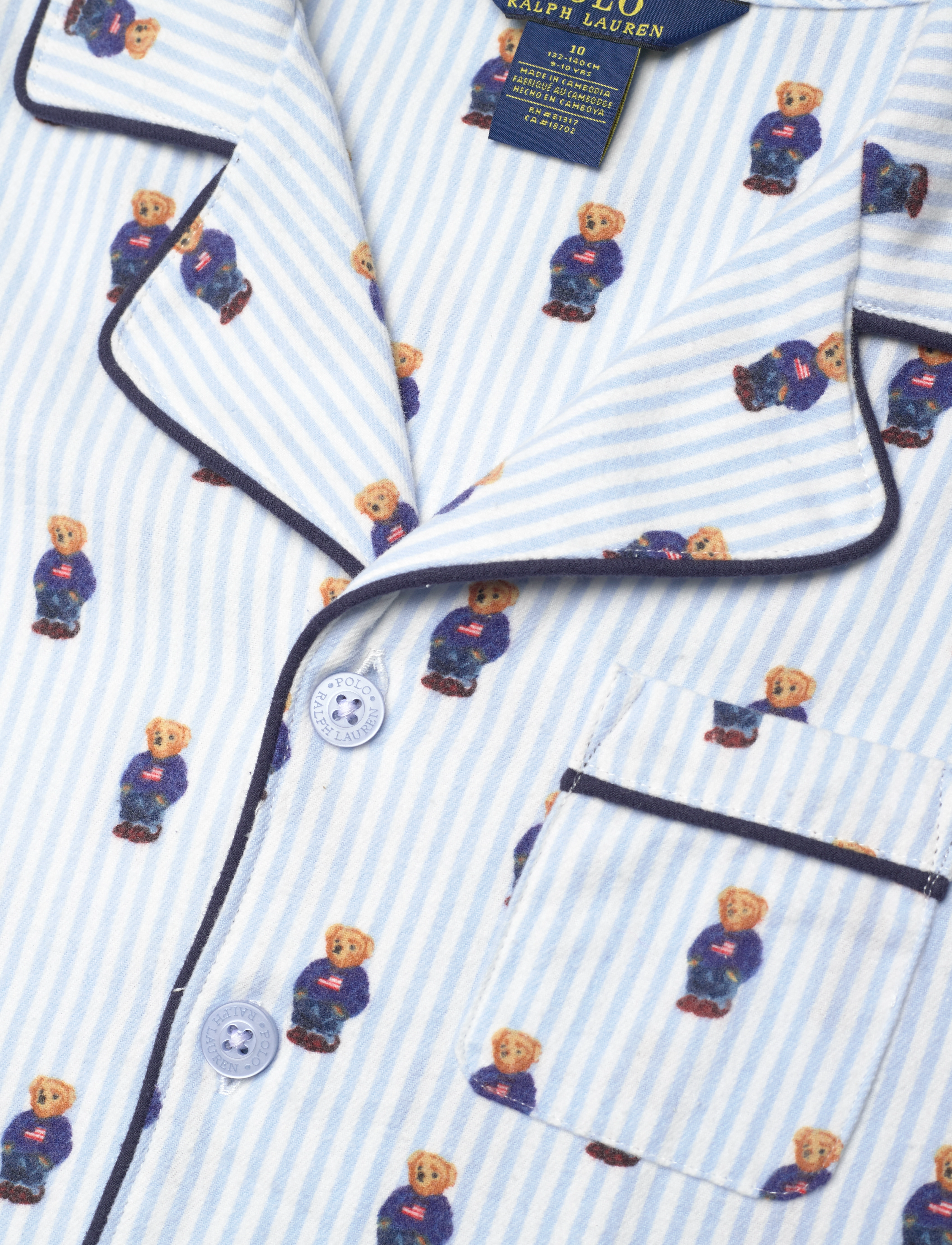 Ralph Lauren Kids - SL-SLEEPWEAR - komplekti - white / elite blue - 4