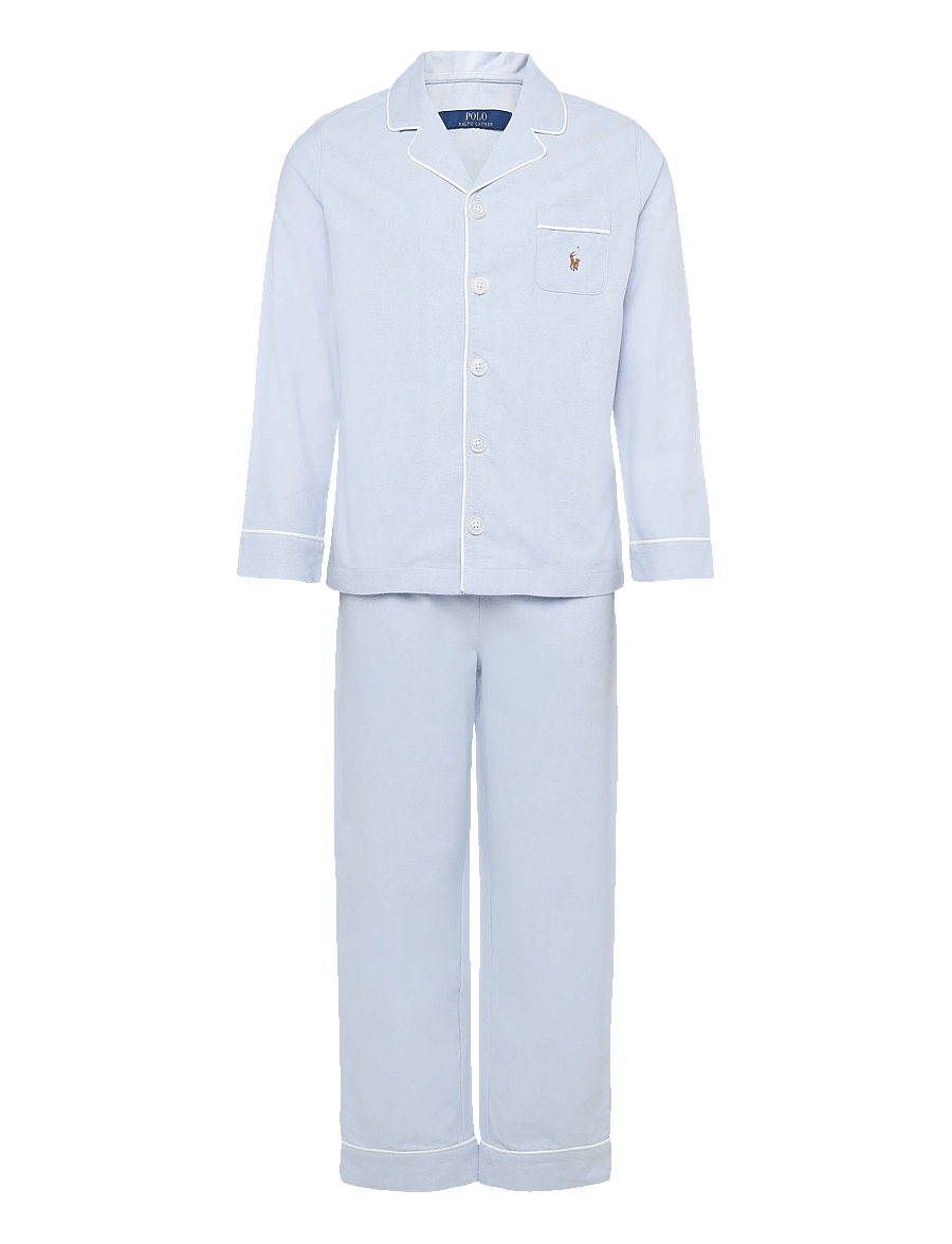 Ralph Lauren Kids - S6-SLEEPWEAR PANT SET - pyjamasset - polo blue hyacinth - 0