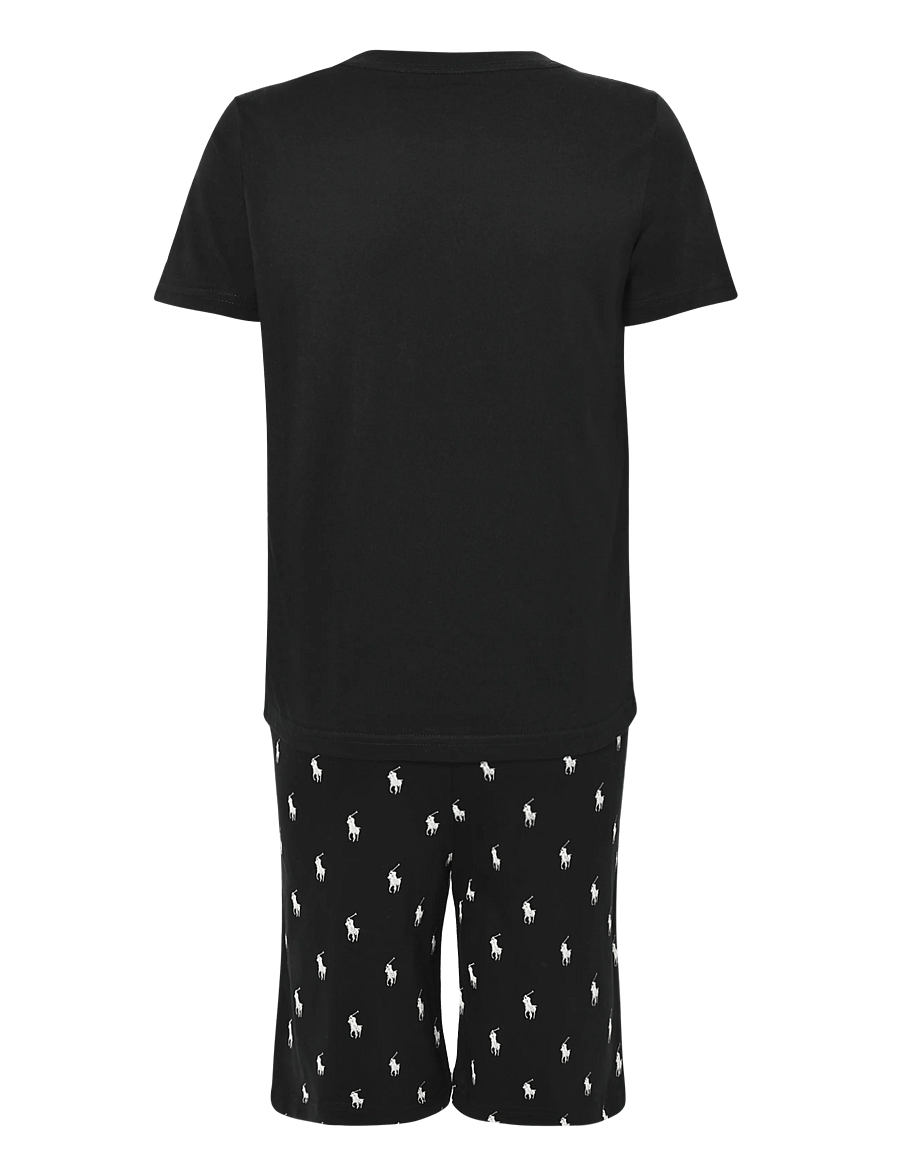 Ralph Lauren Kids - S5-SLEEPWEAR SHORT SET - pyjamasset - black - 1