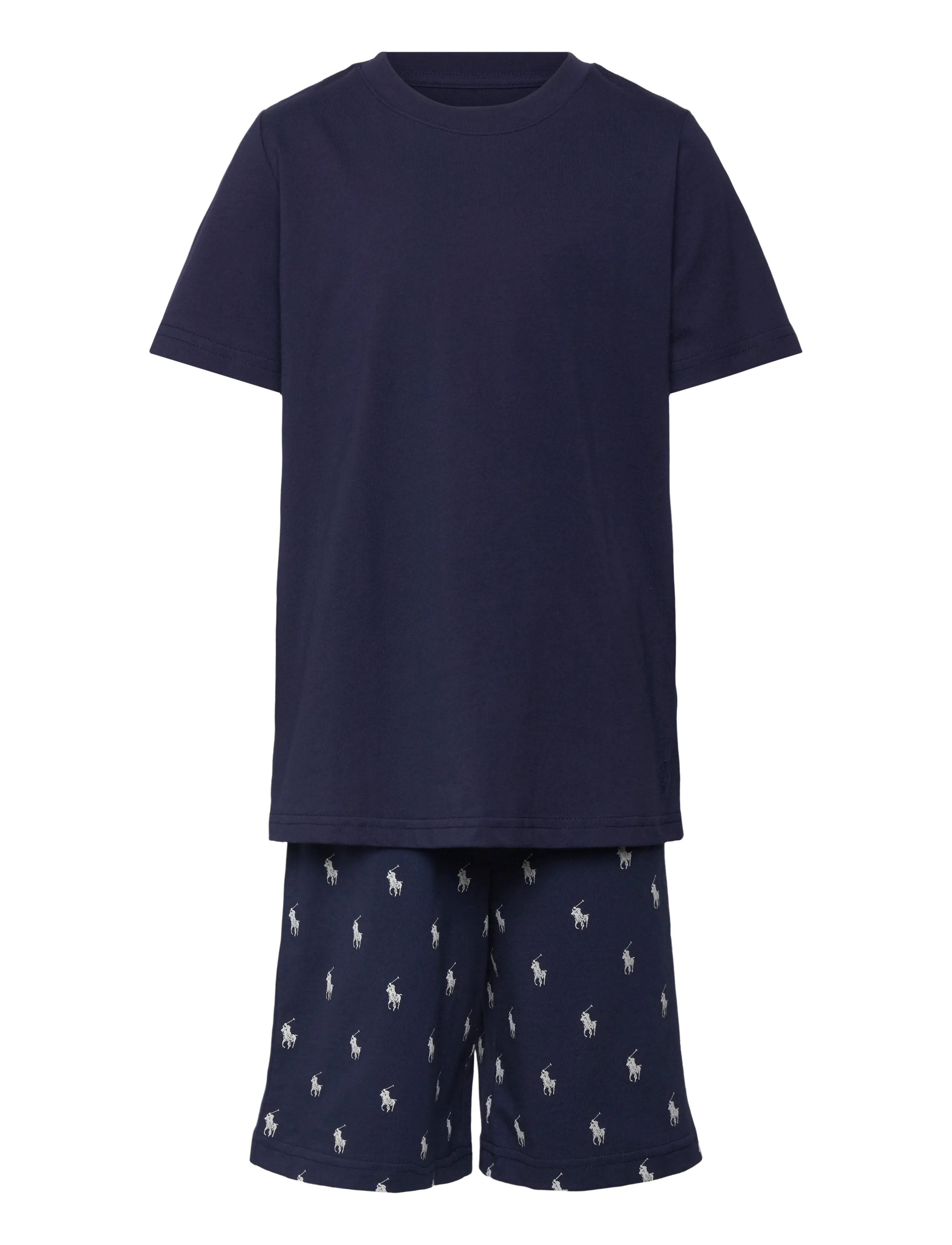 Ralph Lauren Kids S5-Sleepwear Short Set, 128/140, Pyjamas, Marineblau - Pyjama Sets, Kinder