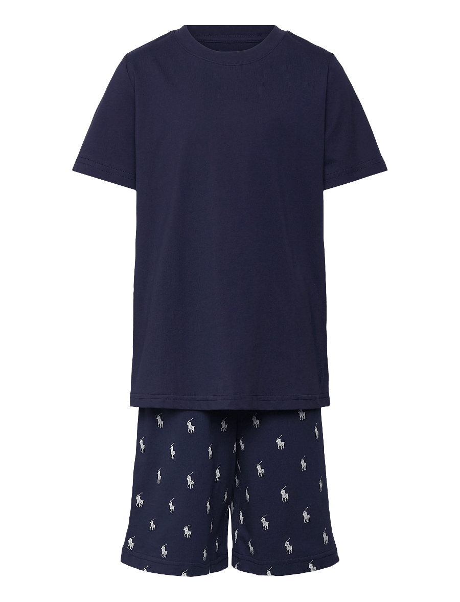 Ralph Lauren Kids - S5-SLEEPWEAR SHORT SET - pyjamasset - blue - 0