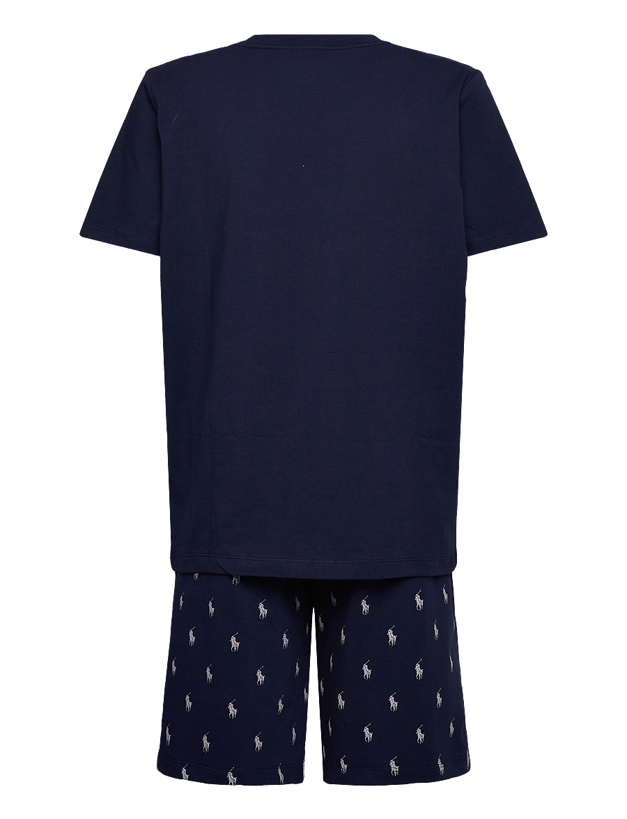Ralph Lauren Kids - S5-SLEEPWEAR SHORT SET - pyjamassæt - newport navy - 1