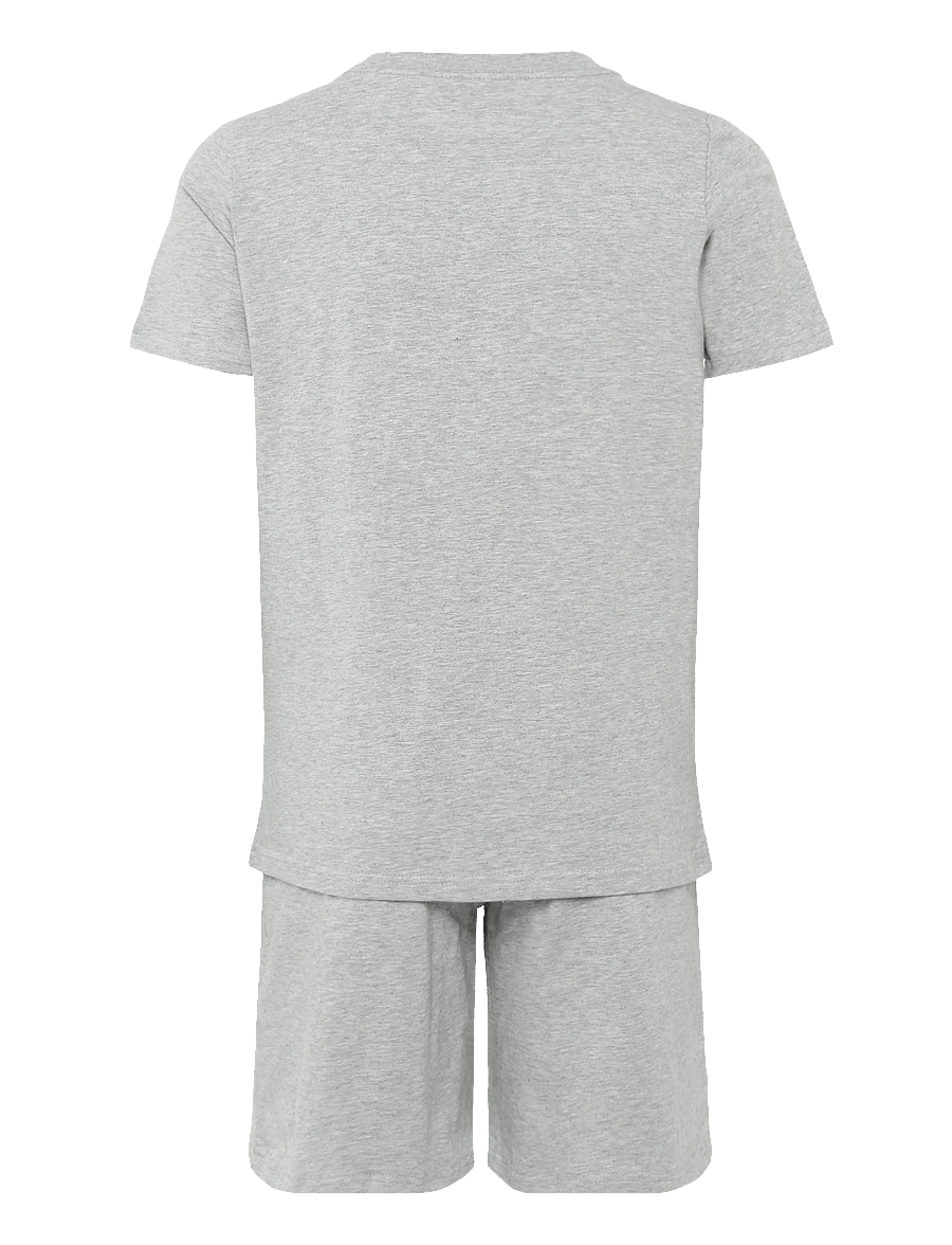Ralph Lauren Kids - L4-LOUNGE SHORT SET - set med kortärmad t-shirt - andover heather - 1