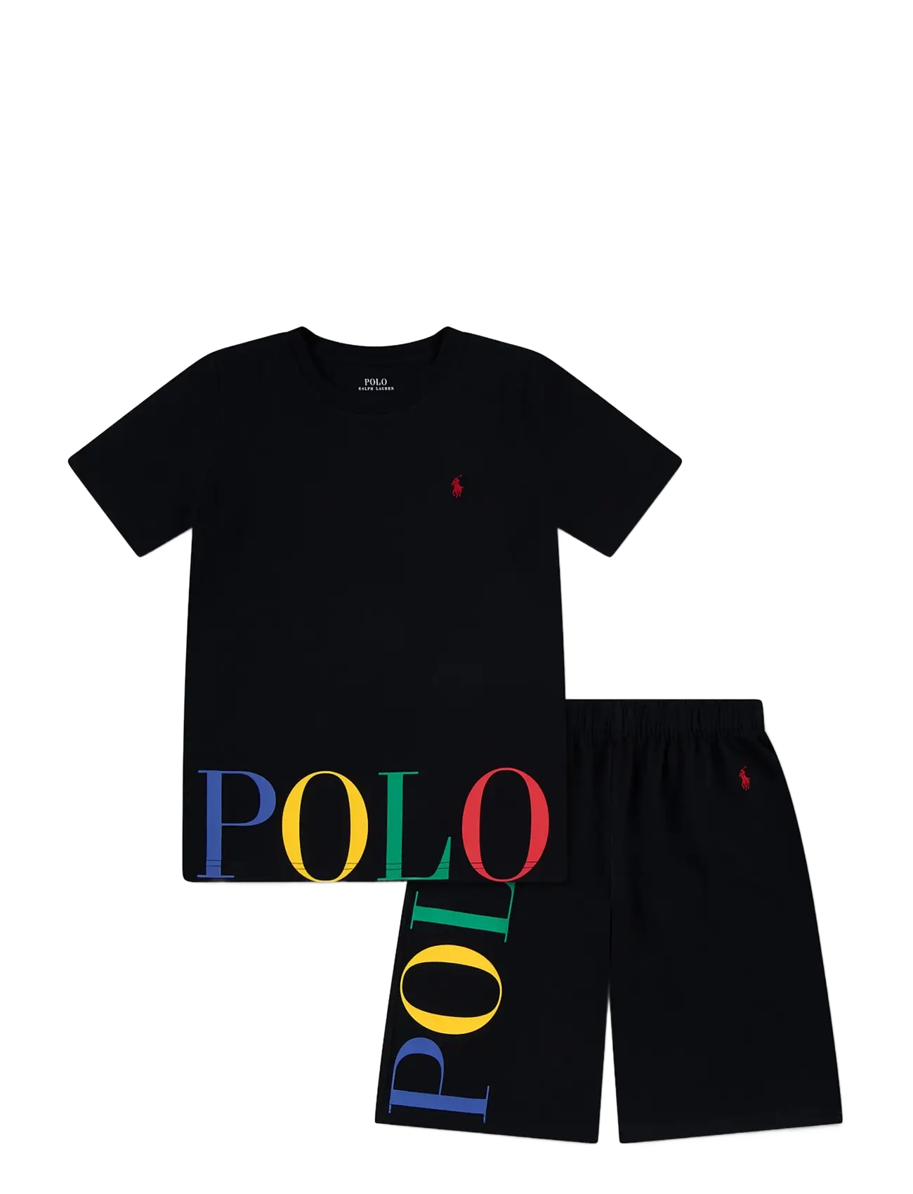 Ralph Lauren Kids L4-LOUNGE SHORT SET - Kleidung - POLO BLACK / black
