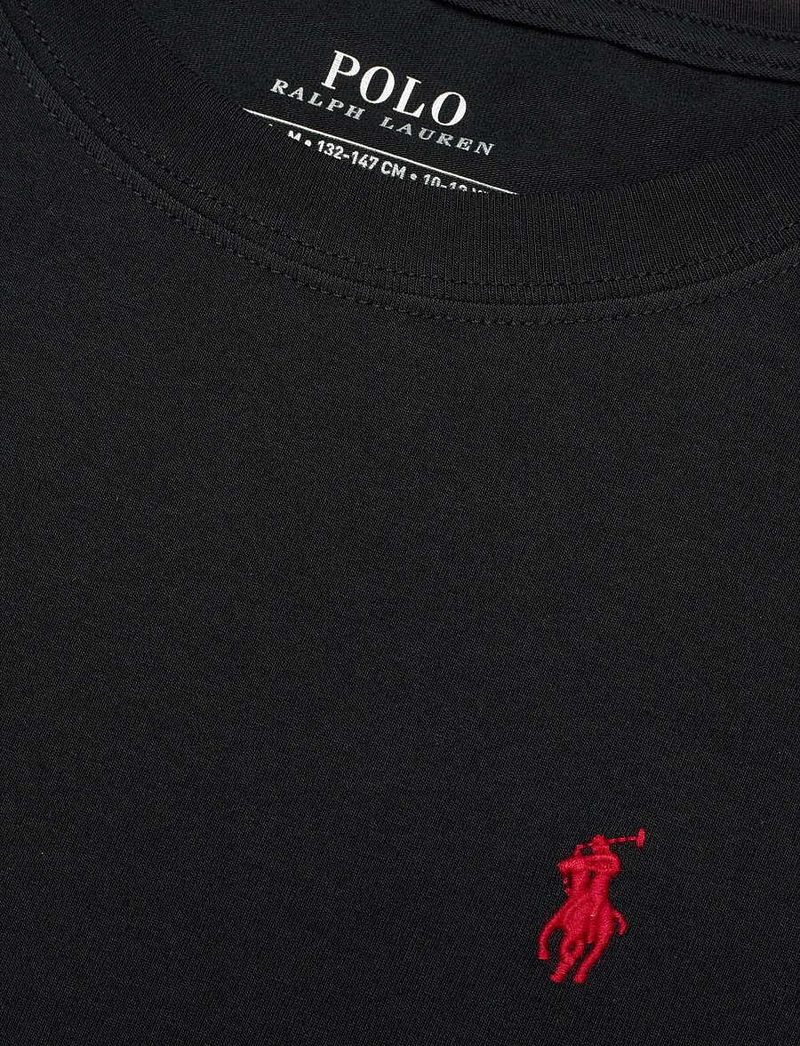 Ralph Lauren Kids - L4-LOUNGE SHORT SET - sets mit kurzärmeligem t-shirt - polo black - 4