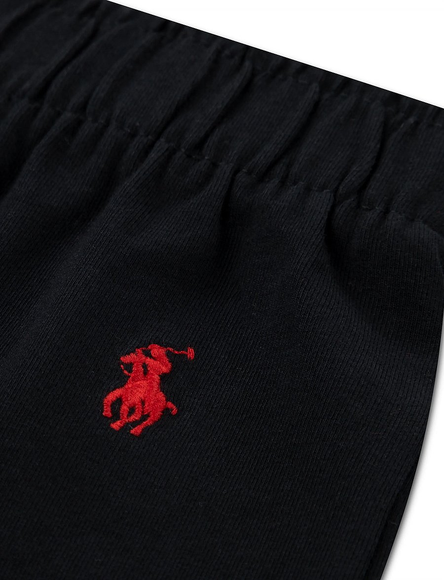 Ralph Lauren Kids - L4-LOUNGE SHORT SET - komplekti ar t-kreklu ar īsām piedurknēm - polo black - 4