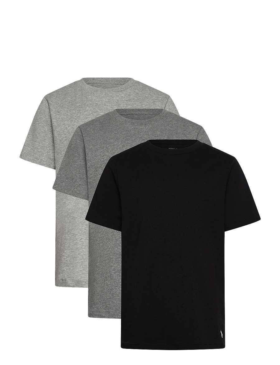 Ralph Lauren Kids - US-UNDERSHIRT - short-sleeved t-shirts - black/andover heather - 0