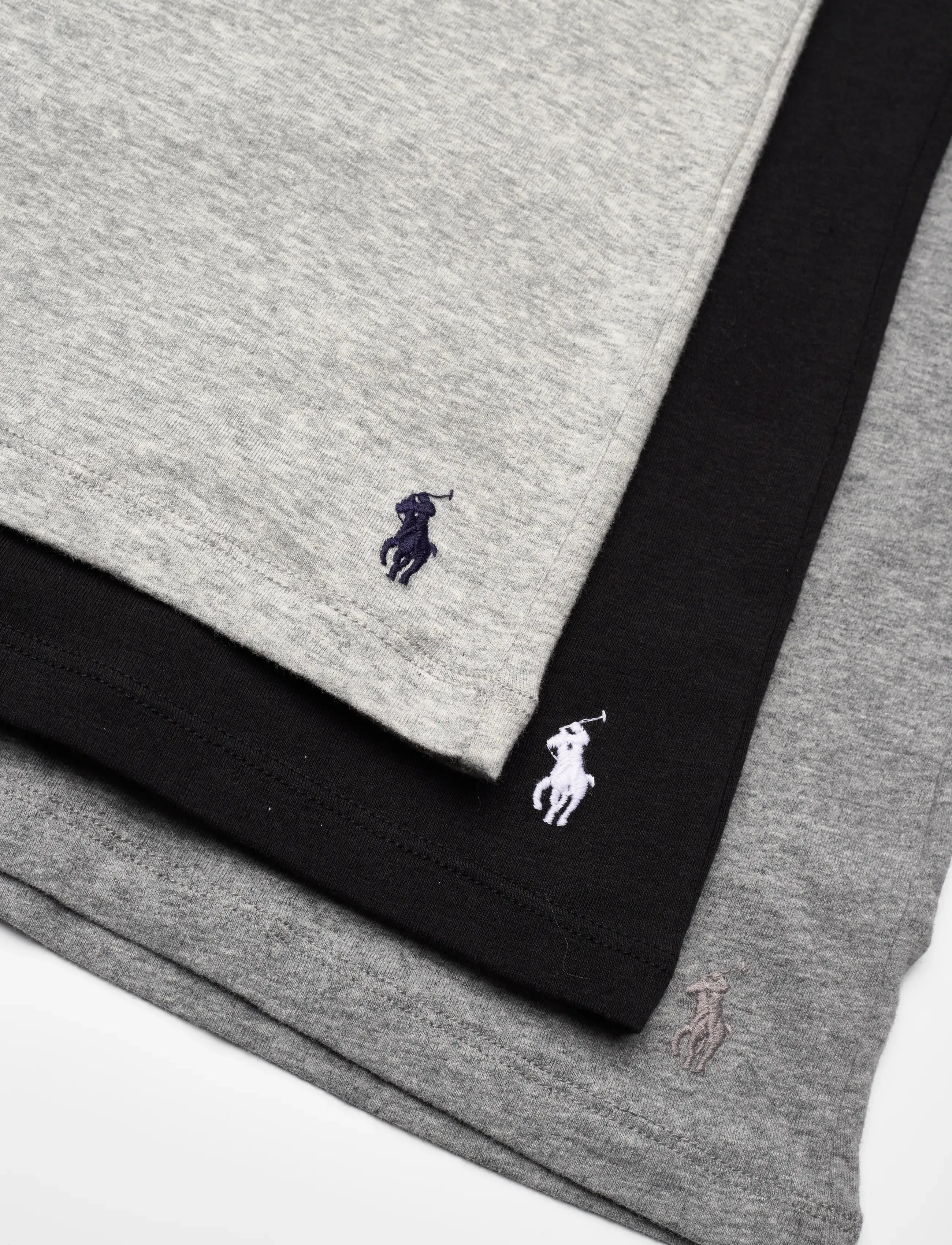 Ralph Lauren Kids - US-UNDERSHIRT - short-sleeved t-shirts - black/andover heather - 2