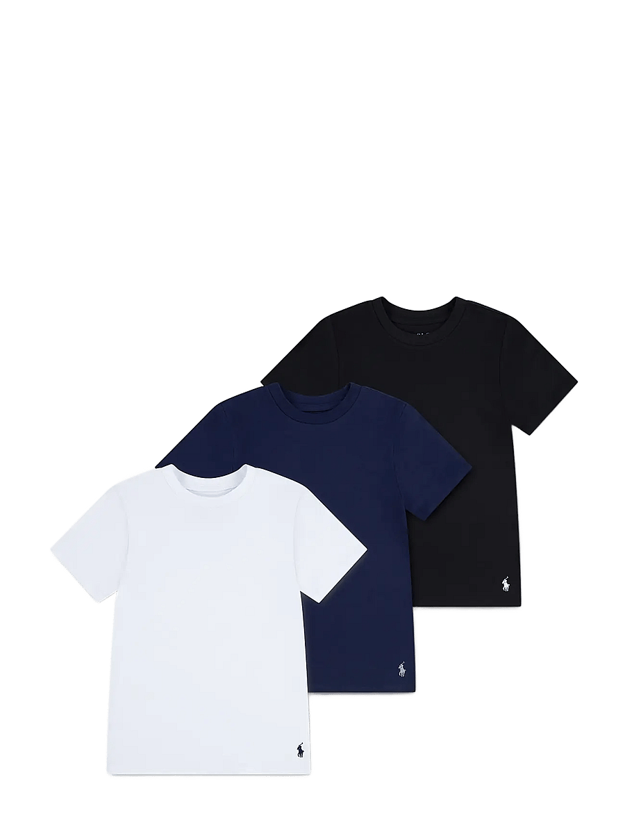 Ralph Lauren Kids - US-UNDERSHIRT - short-sleeved t-shirts - polo black - 0
