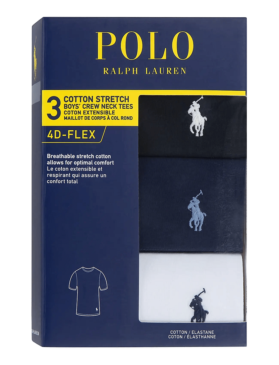 Ralph Lauren Kids - US-UNDERSHIRT - short-sleeved t-shirts - polo black - 2