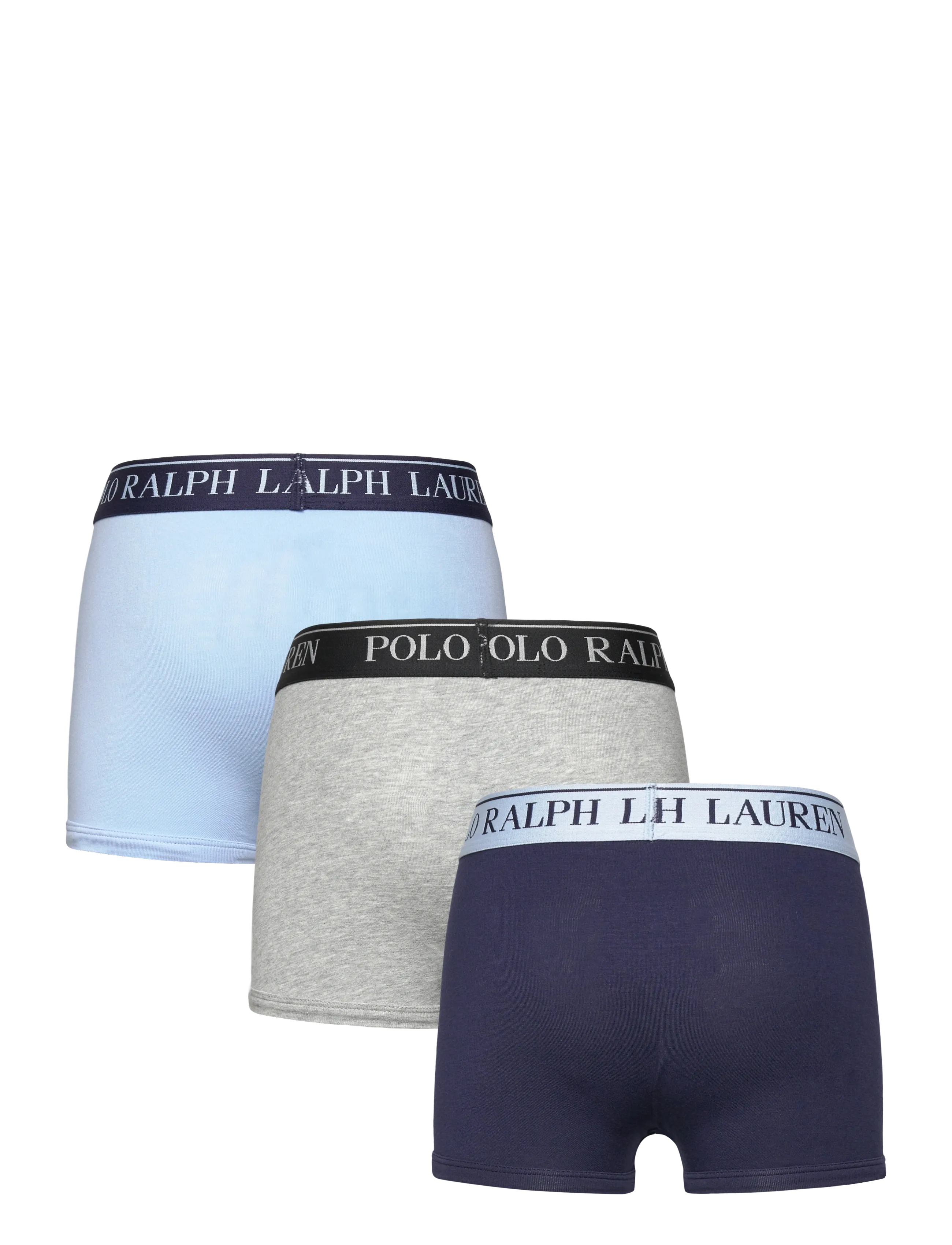Ralph Lauren Kids - RLHB HBR PP 3PK CTN BOXER BRIE - pesu - blue - 1