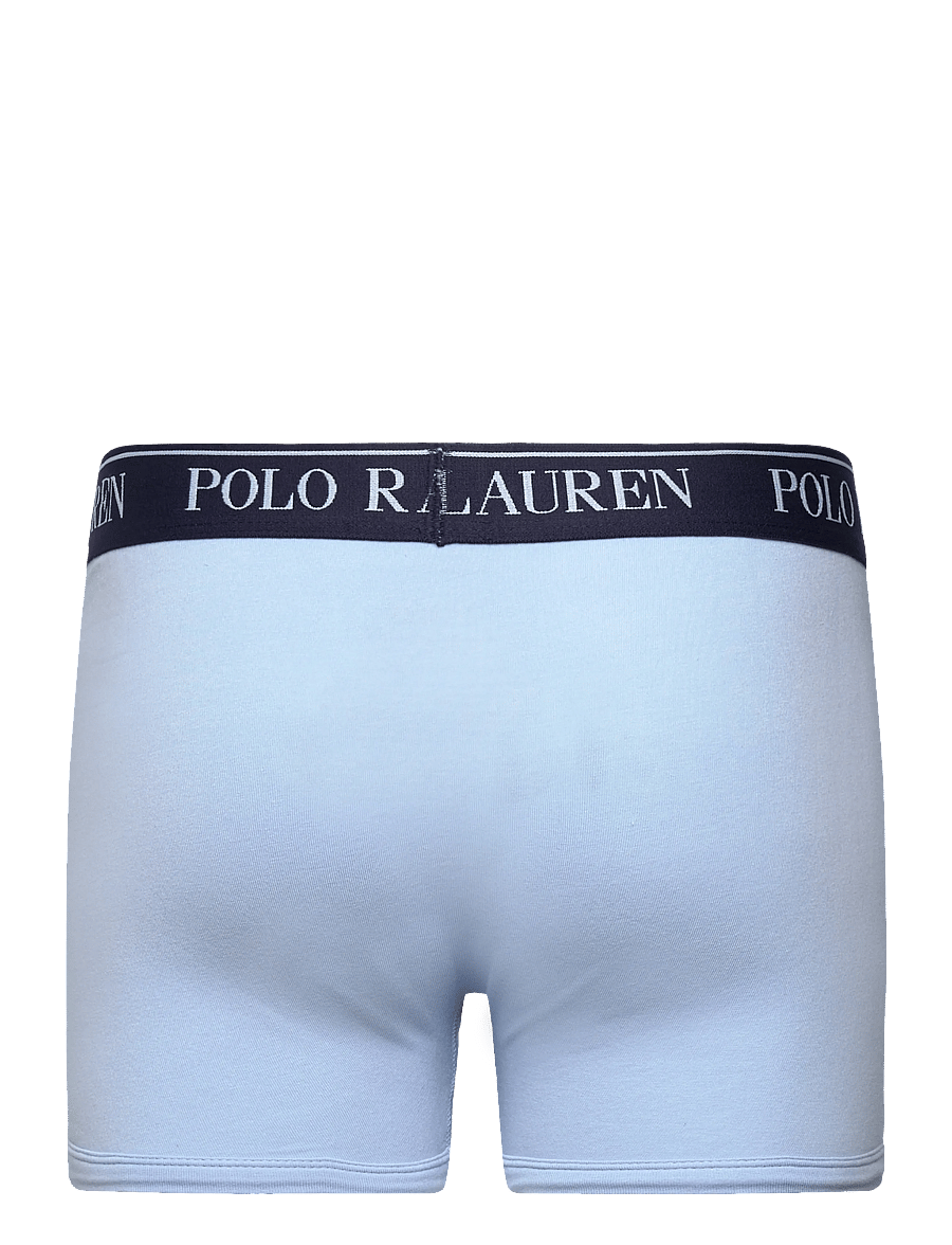 Ralph Lauren Kids - RLHB HBR PP 3PK CTN BOXER BRIE - underbukser - office blue - 2