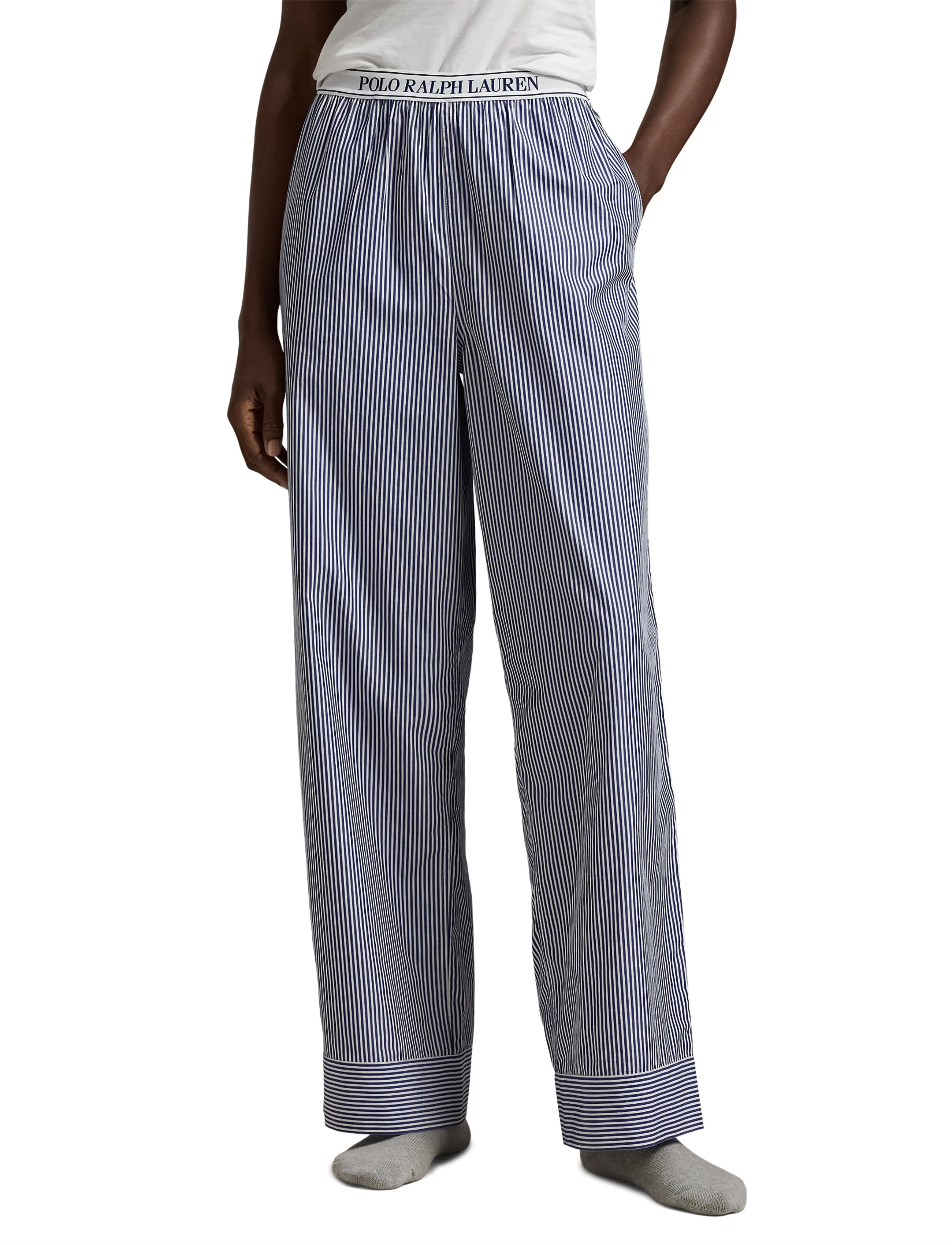 Polo Ralph Lauren Intimates Striped Cotton Pants, S, Navy, Nat- Og Opholdstøj > Pyjamas (set), Dame