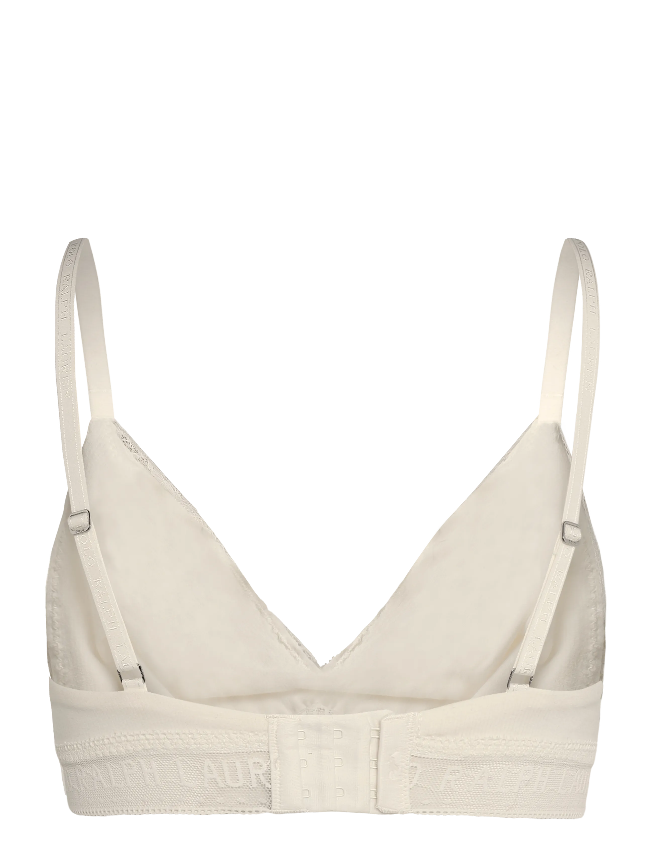 Polo Ralph Lauren Intimates - Cotton Lace Triangle Bralette - bralette - egret - 2