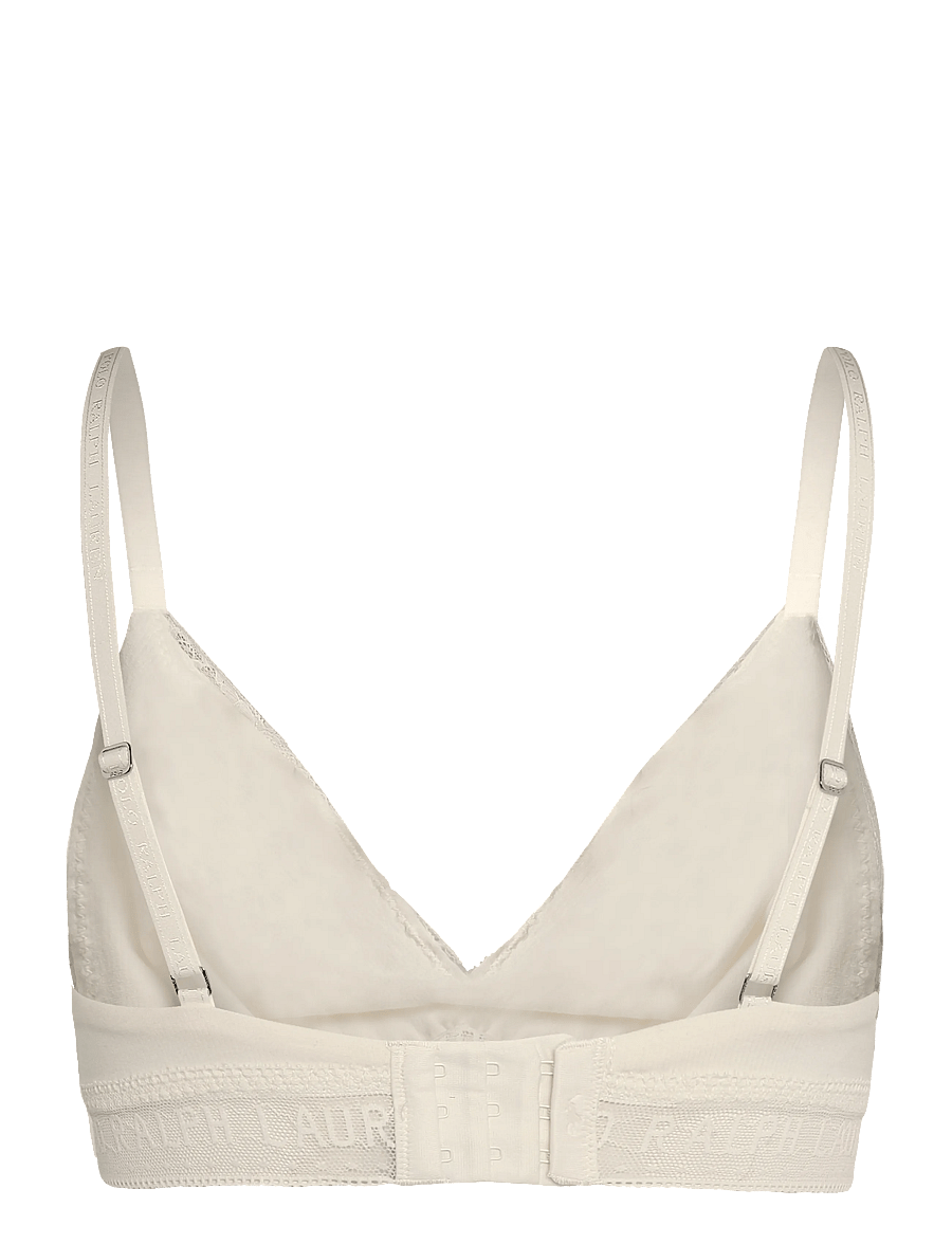 Polo Ralph Lauren Intimates - Cotton Lace Triangle Bralette - bralette - egret - 2