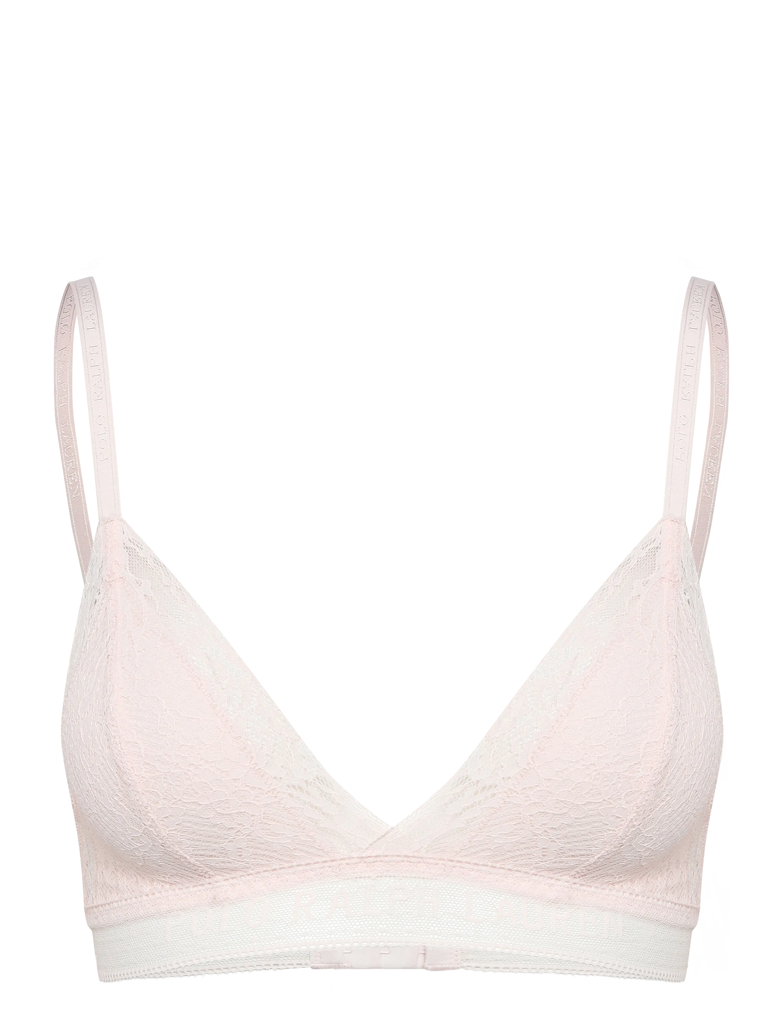 Polo Ralph Lauren Intimates Cotton Lace Triangle Bralette - Polo Ralph Lauren Intimates - GARDENROSE / pink/rose