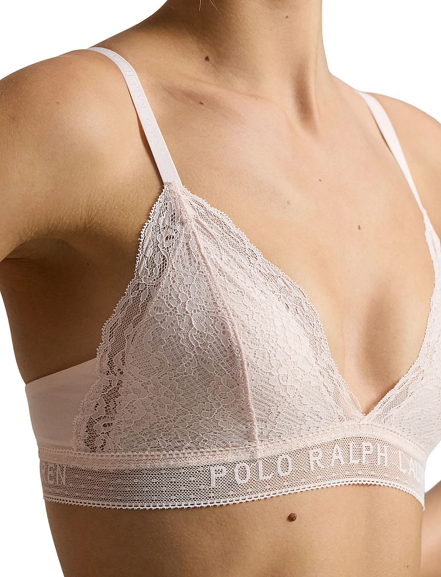 Polo Ralph Lauren Intimates - Cotton Lace Triangle Bralette - bralette - gardenrose - 4