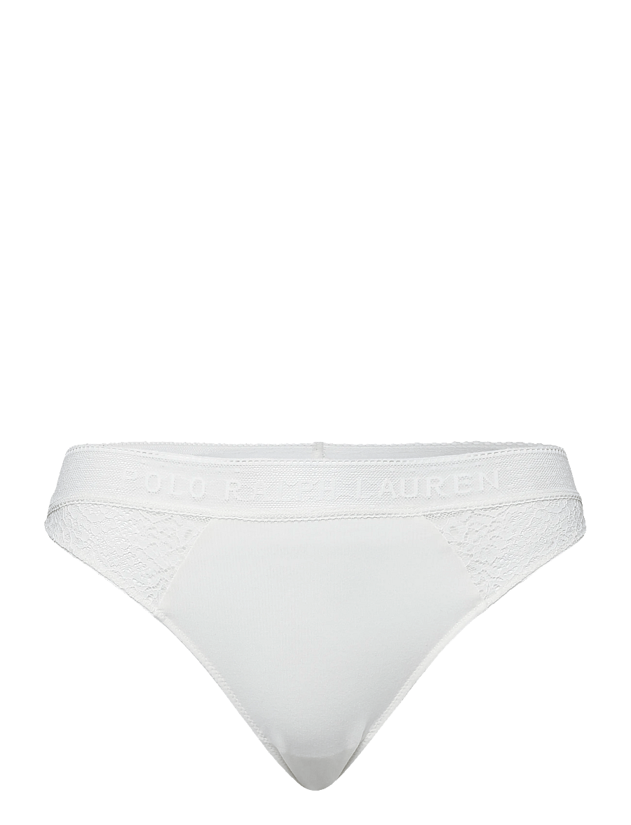 Polo Ralph Lauren Intimates - Cotton Lace Thong - stringtrusser - egret - 1