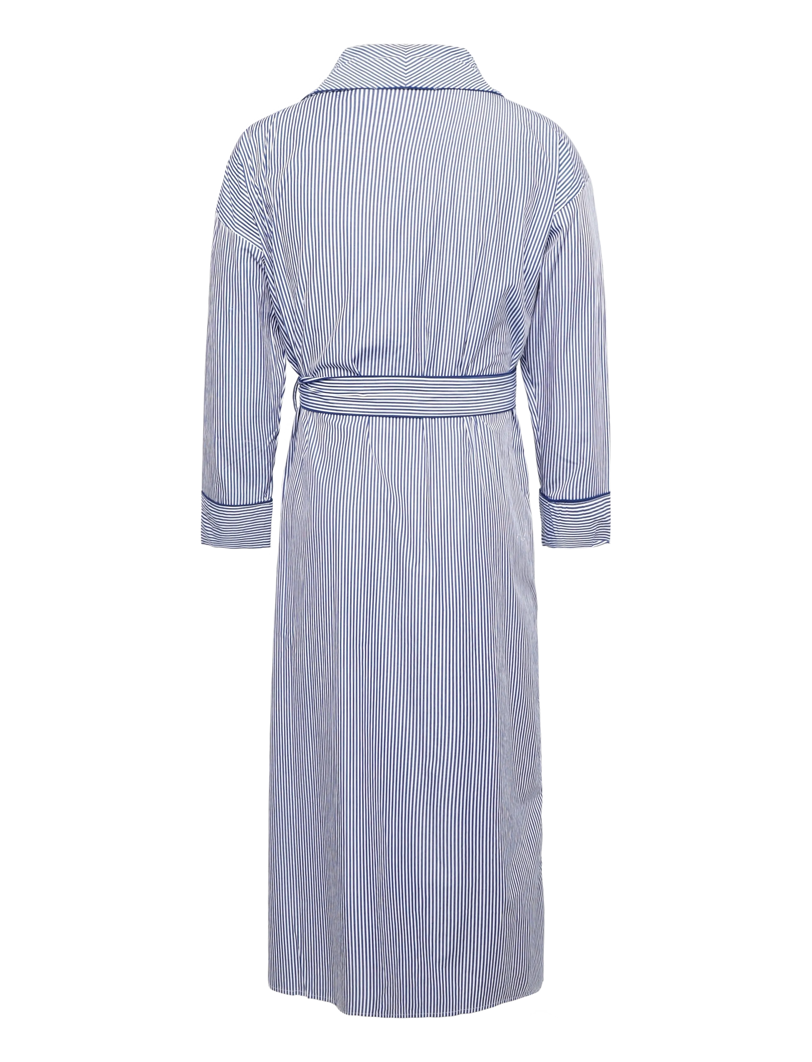 Polo Ralph Lauren Intimates - Striped Cotton Poplin Robe - morgonrockar - prlstripe - 2