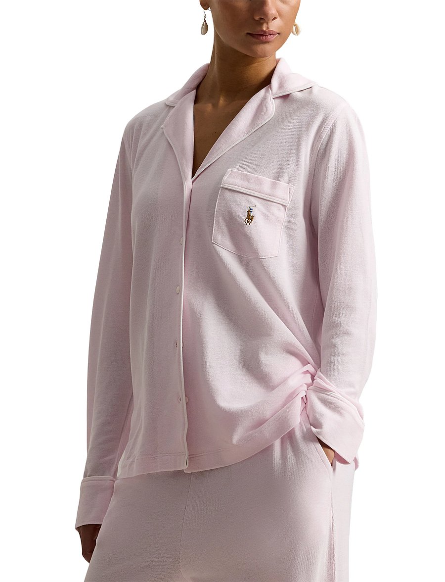 Polo Ralph Lauren Intimates - Knit Long-Sleeve Shirt & Pant Pajama Set - pyjamas - pinklady - 5