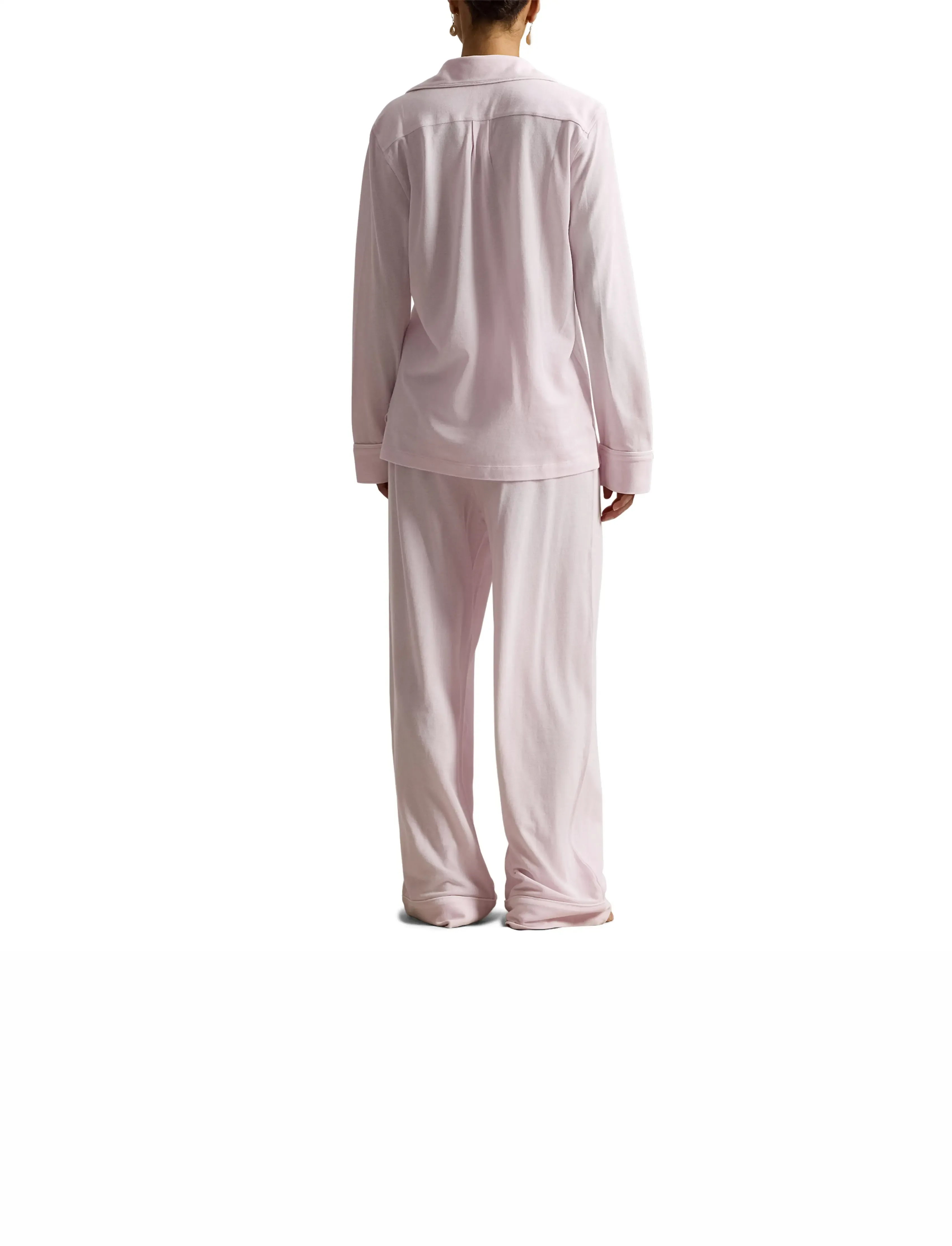Polo Ralph Lauren Intimates Knit Long-Sleeve Shirt & Pant Pajama Set pyjamas dam – bild 4