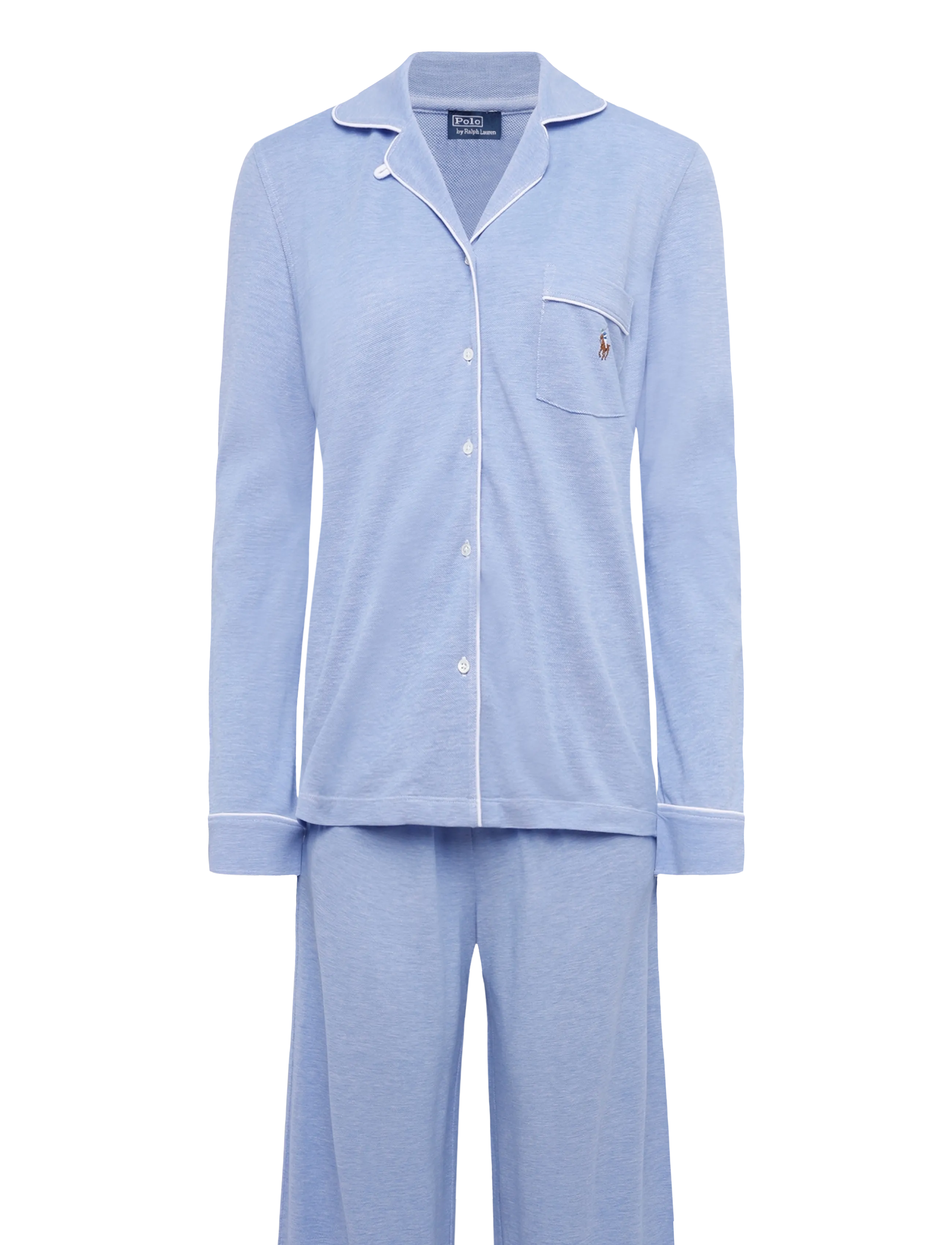 Polo Ralph Lauren Intimates Knit Long-Sleeve Shirt & Pant Pajama Set - Bielizna - ULTRAMARINE / blue