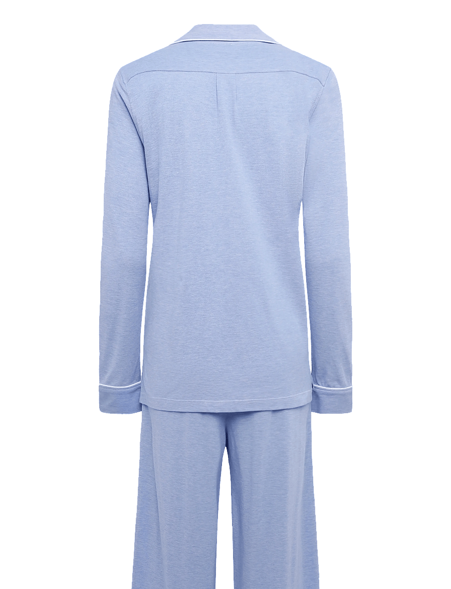Polo Ralph Lauren Intimates - Knit Long-Sleeve Shirt & Pant Pajama Set - pyjamas - ultramarine - 2