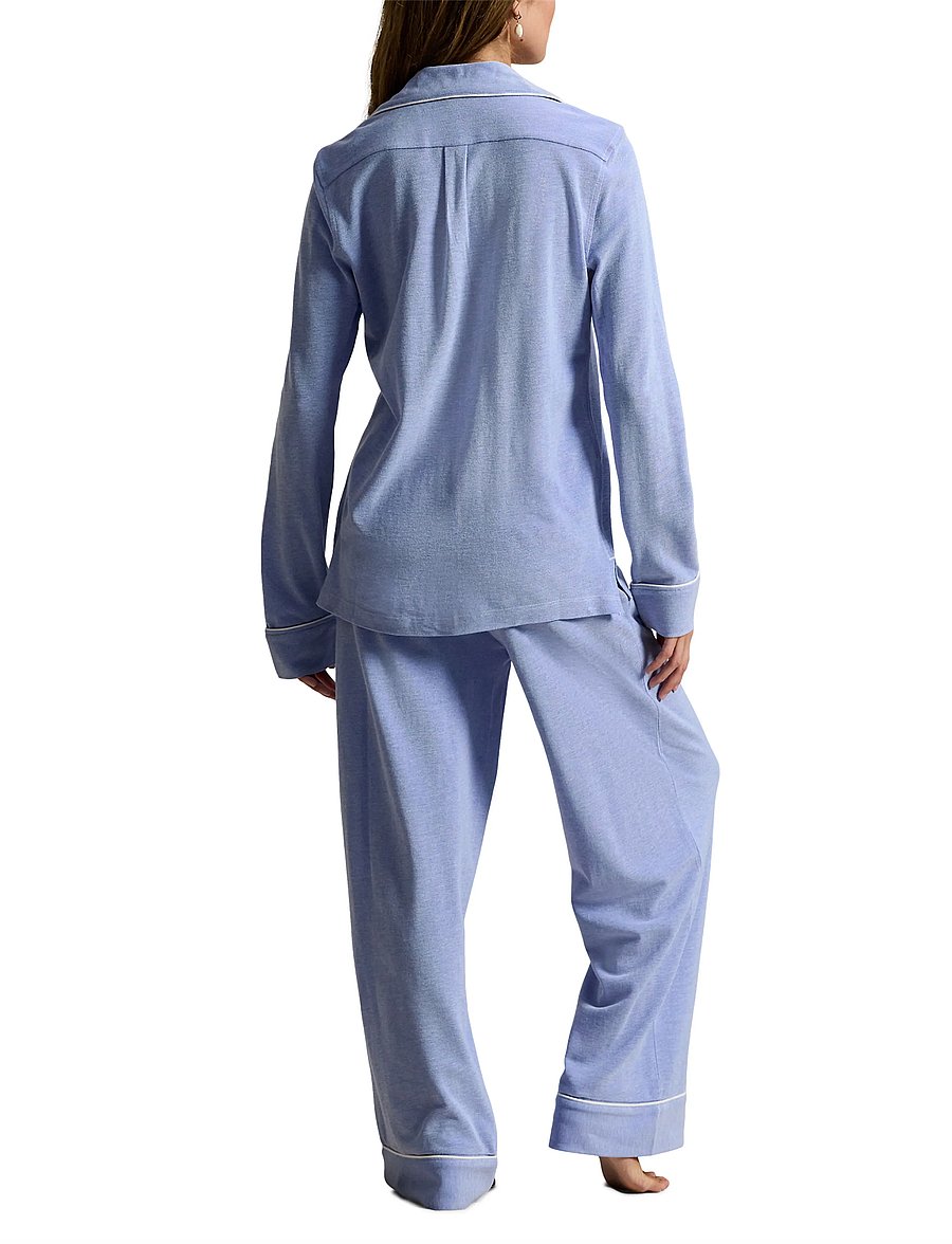 Polo Ralph Lauren Intimates - Knit Long-Sleeve Shirt & Pant Pajama Set - pyjamas - ultramarine - 3
