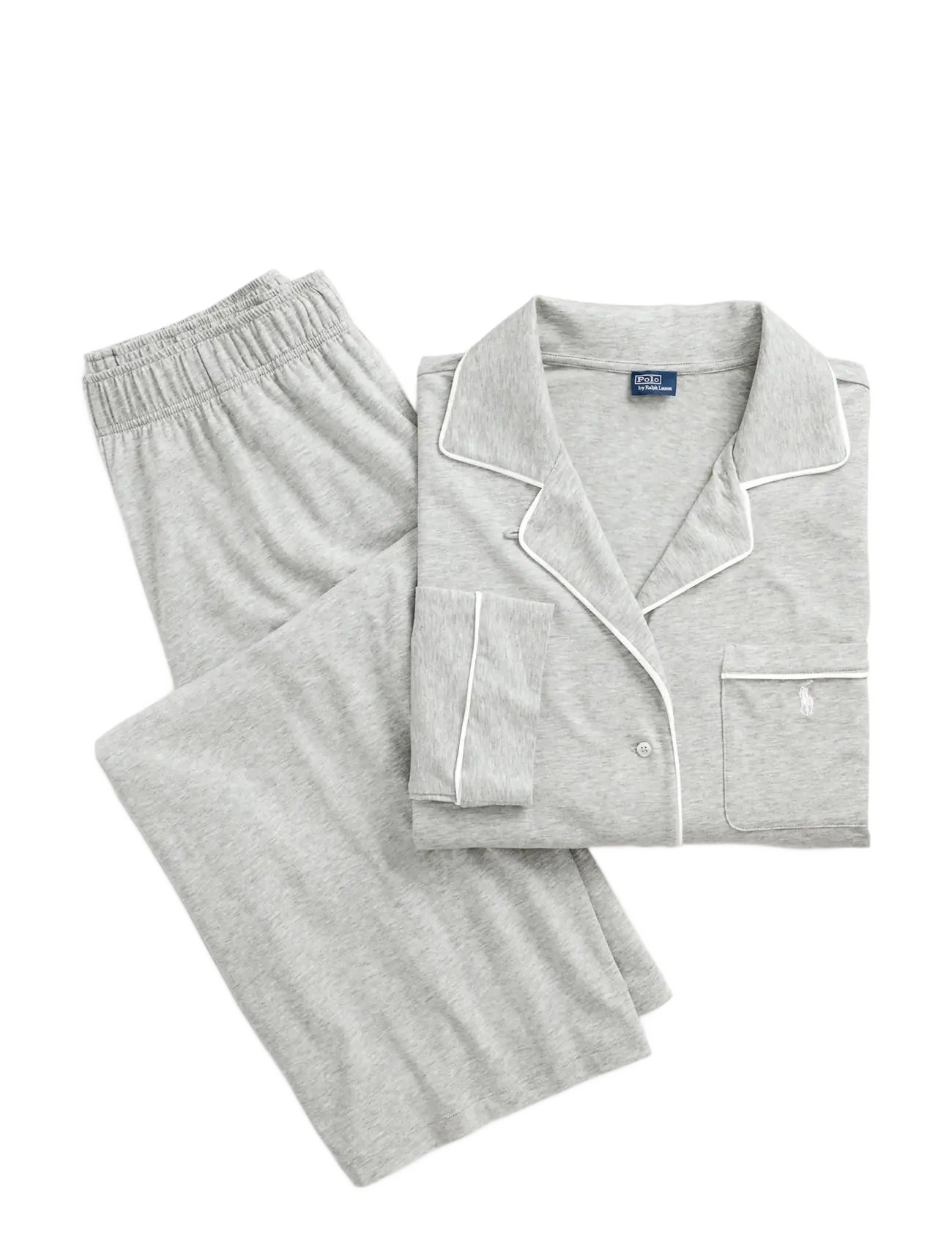 Polo Ralph Lauren Intimates Long Sleeve PJ Sleep Set - Polo Ralph Lauren Intimates - HEATHERGREY / grey