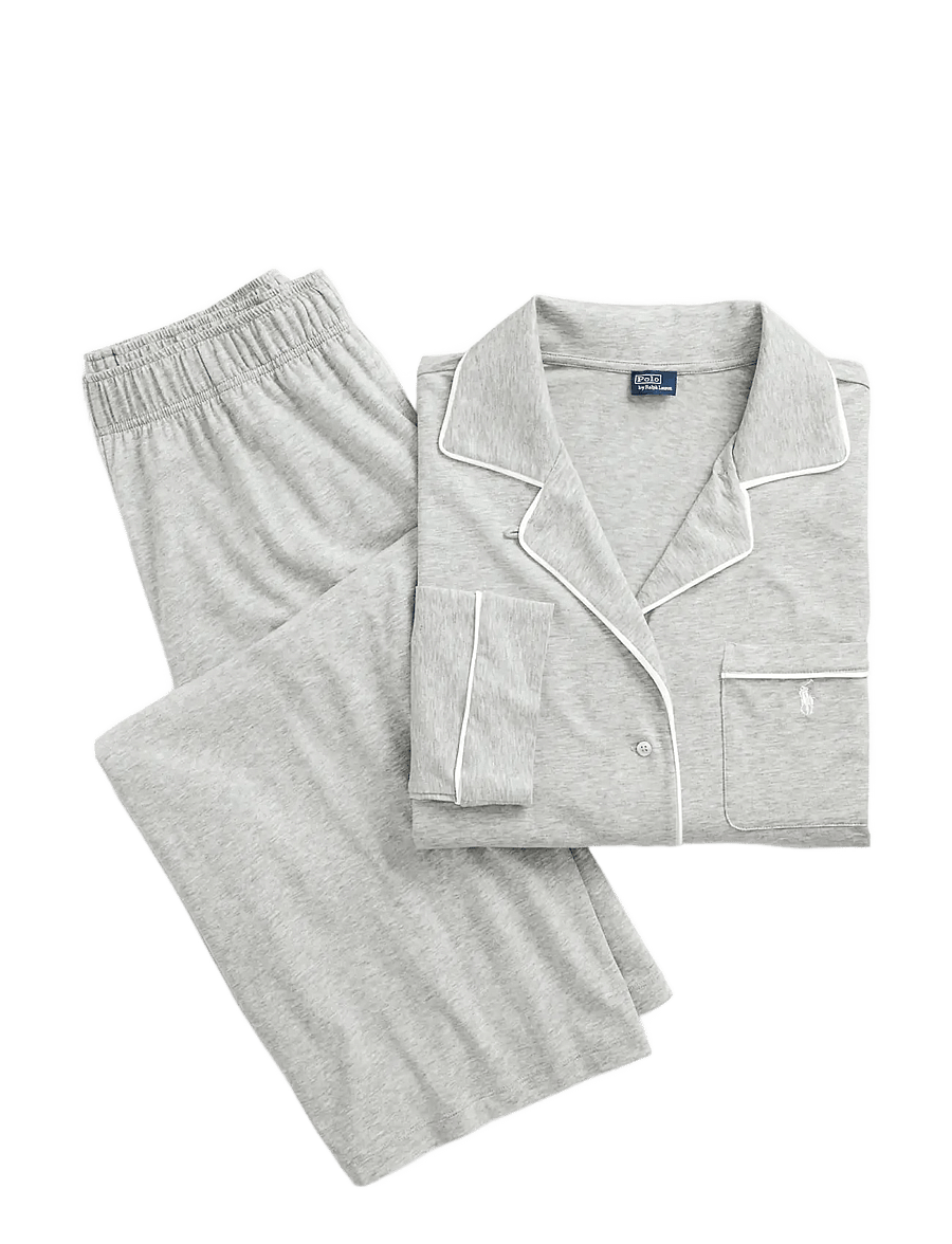 Polo Ralph Lauren Intimates - Long Sleeve PJ Sleep Set - pyjamas - heathergrey - 1